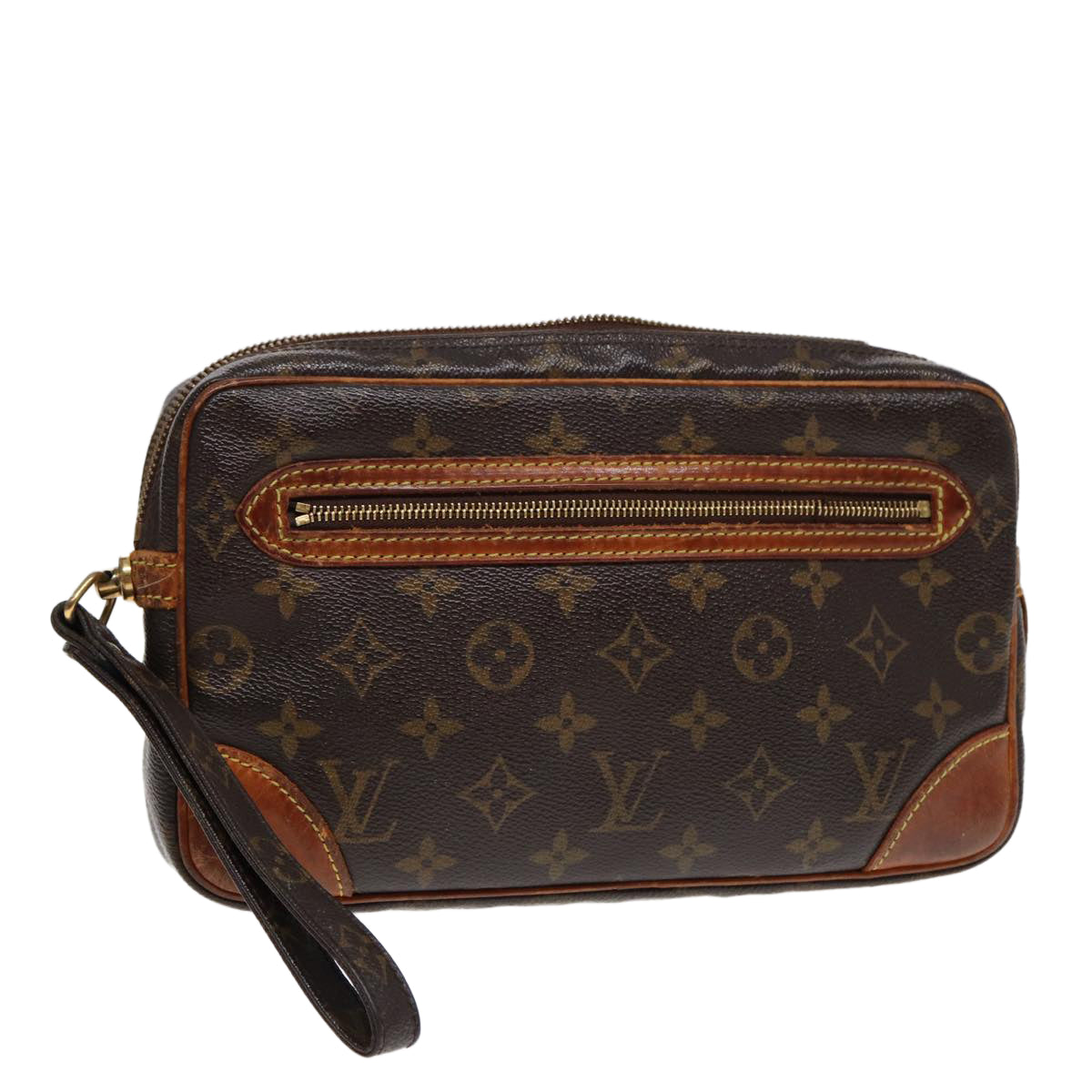 LOUIS VUITTON Monogram Marly Dragonne GM Clutch Bag M51825 LV yk14699