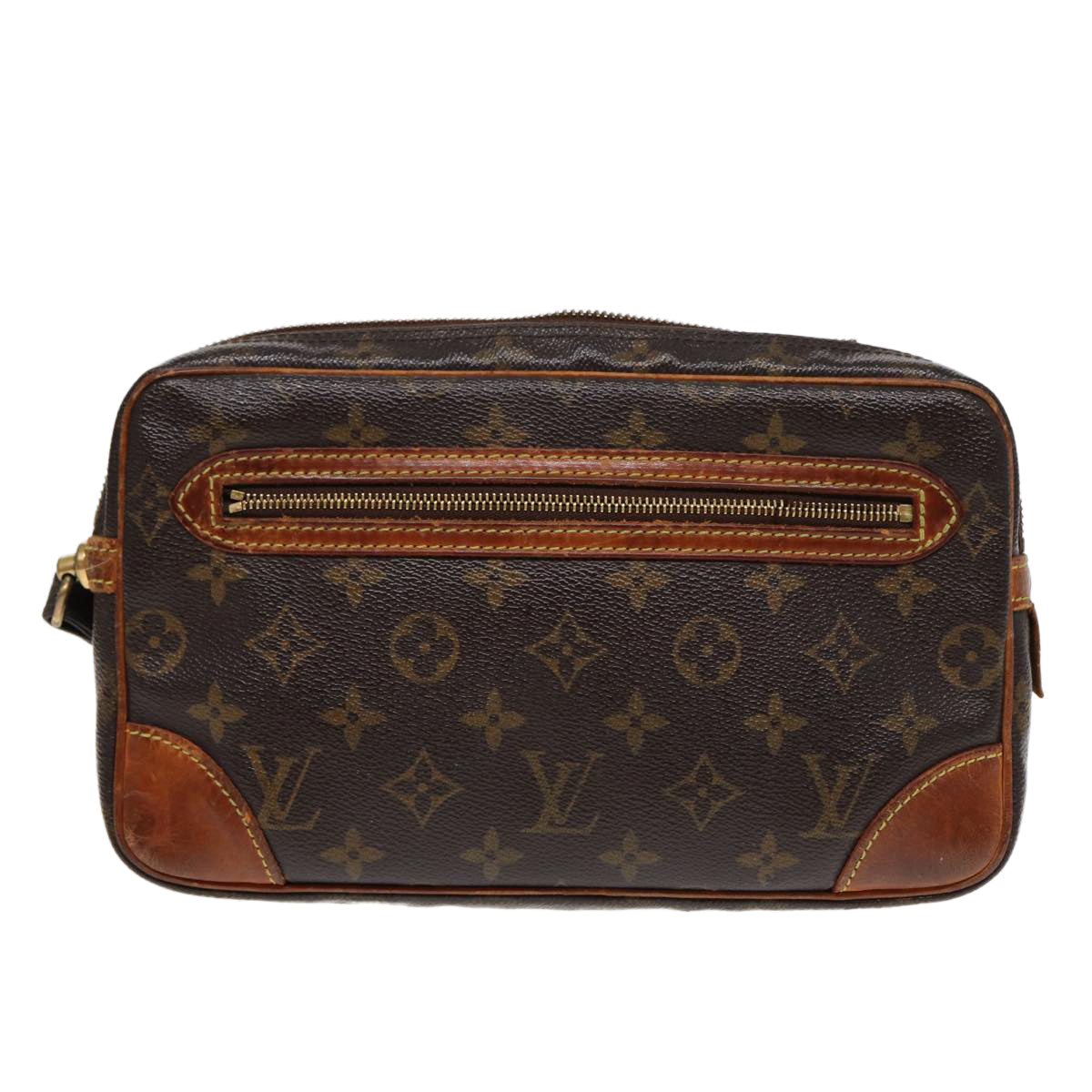 LOUIS VUITTON Monogram Marly Dragonne GM Clutch Bag M51825 LV yk14699