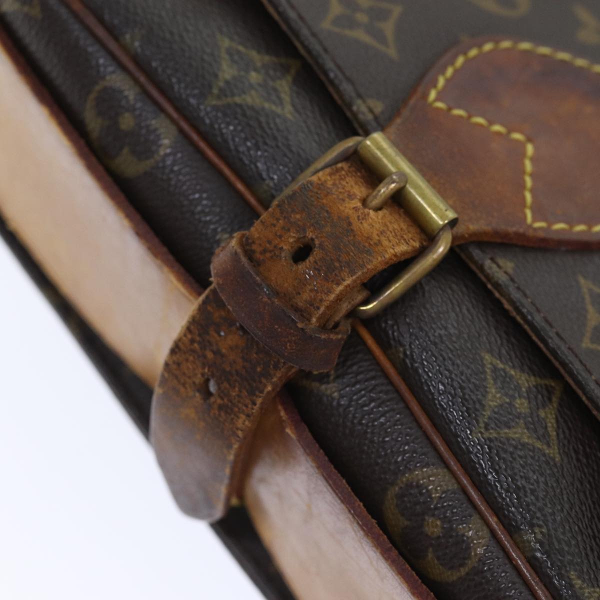 LOUIS VUITTON Monogram Cartouchiere MM Shoulder Bag M51253 LV yk14704