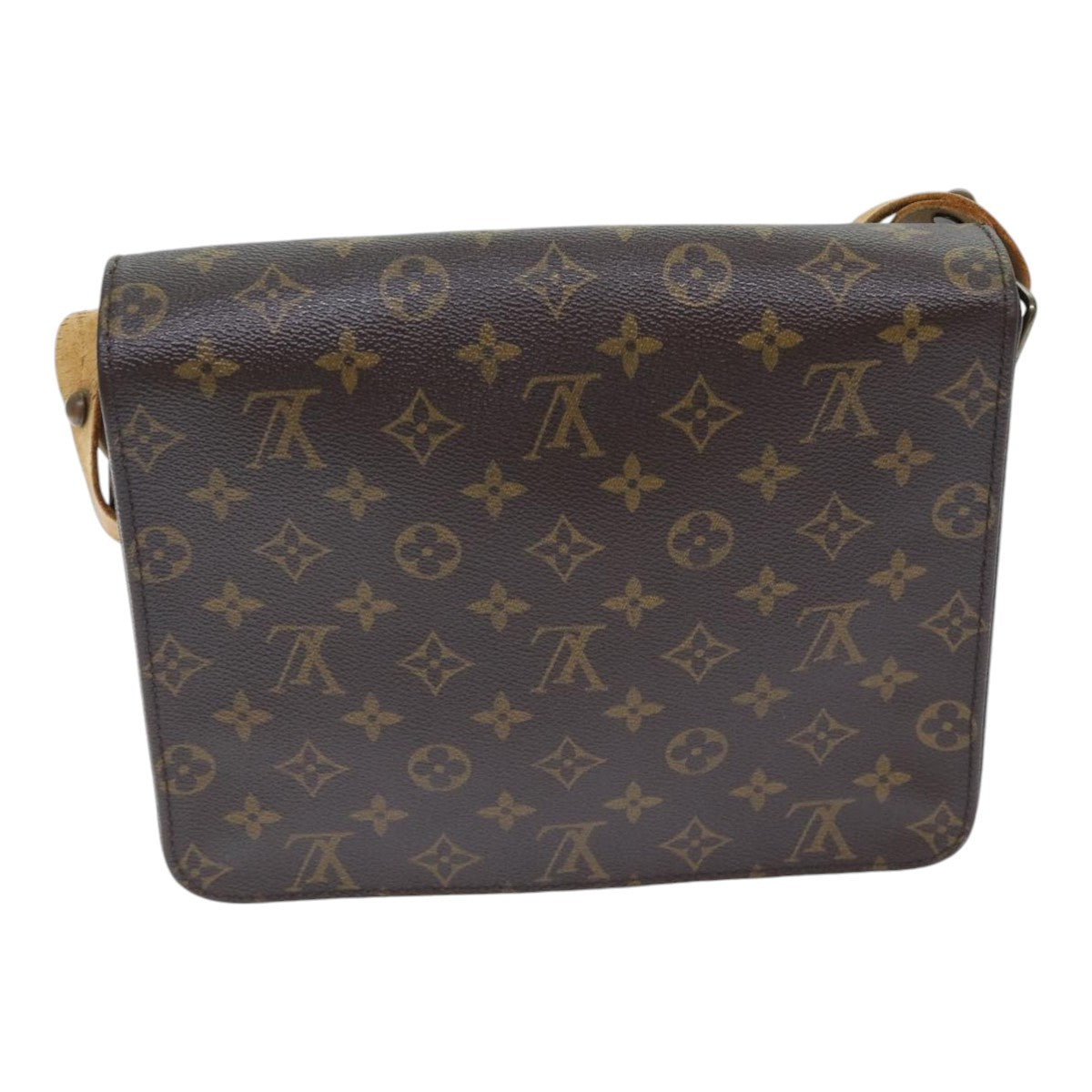 LOUIS VUITTON Monogram Cartouchiere MM Shoulder Bag M51253 LV yk14704