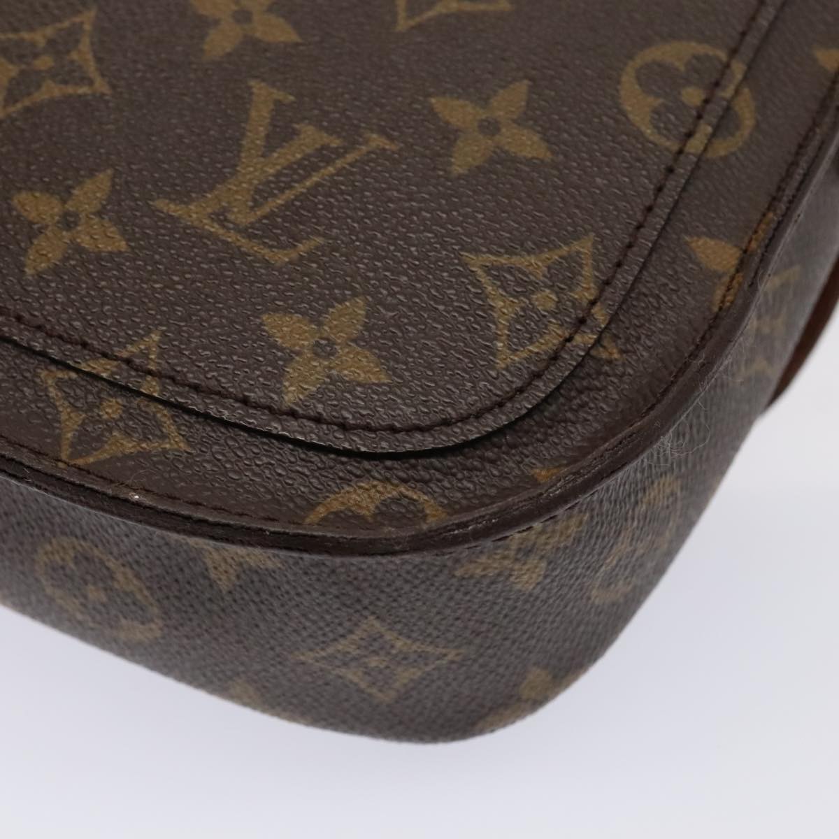 LOUIS VUITTON Monogram Saint Cloud MM Shoulder Bag M51243 LV yk14712