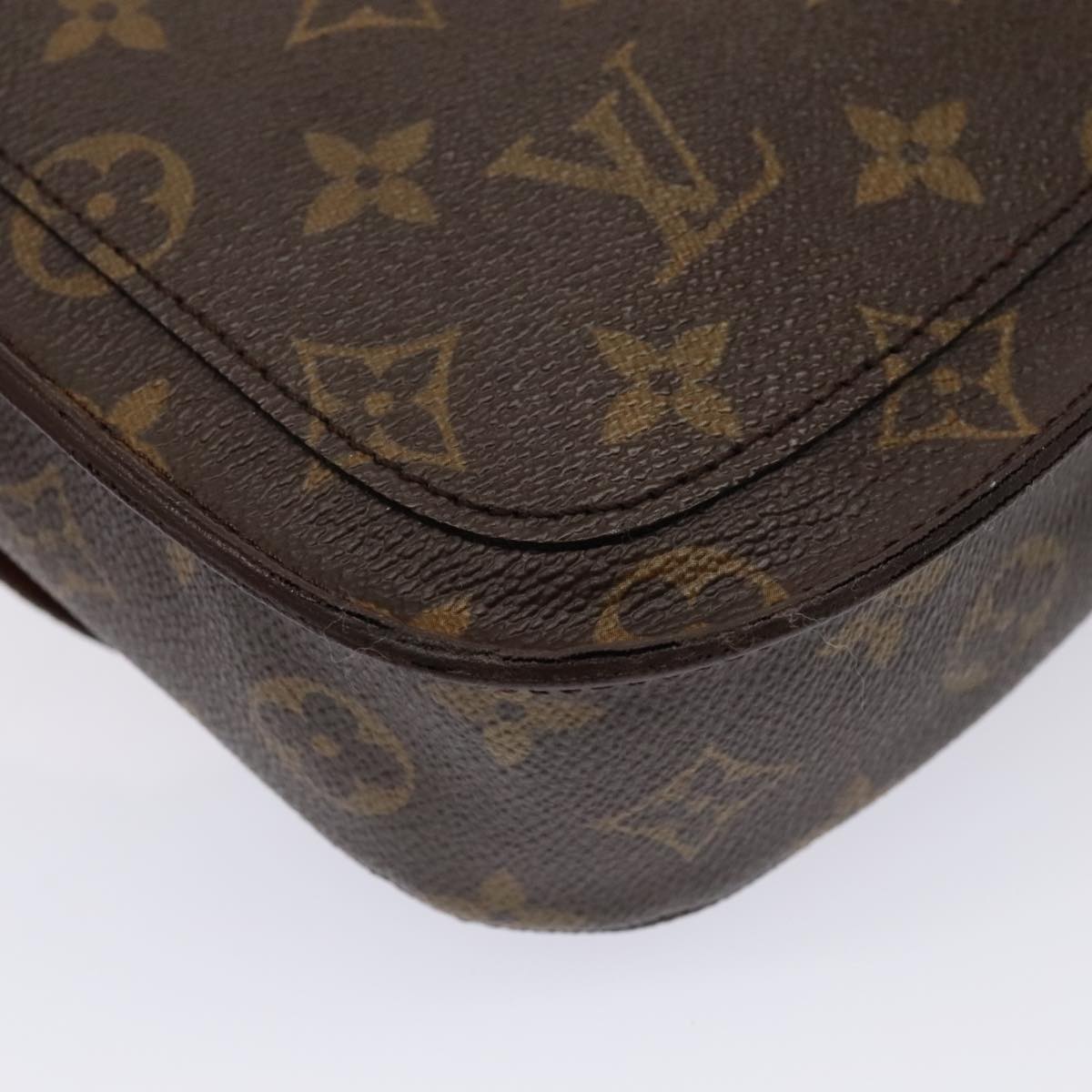LOUIS VUITTON Monogram Saint Cloud MM Shoulder Bag M51243 LV yk14712