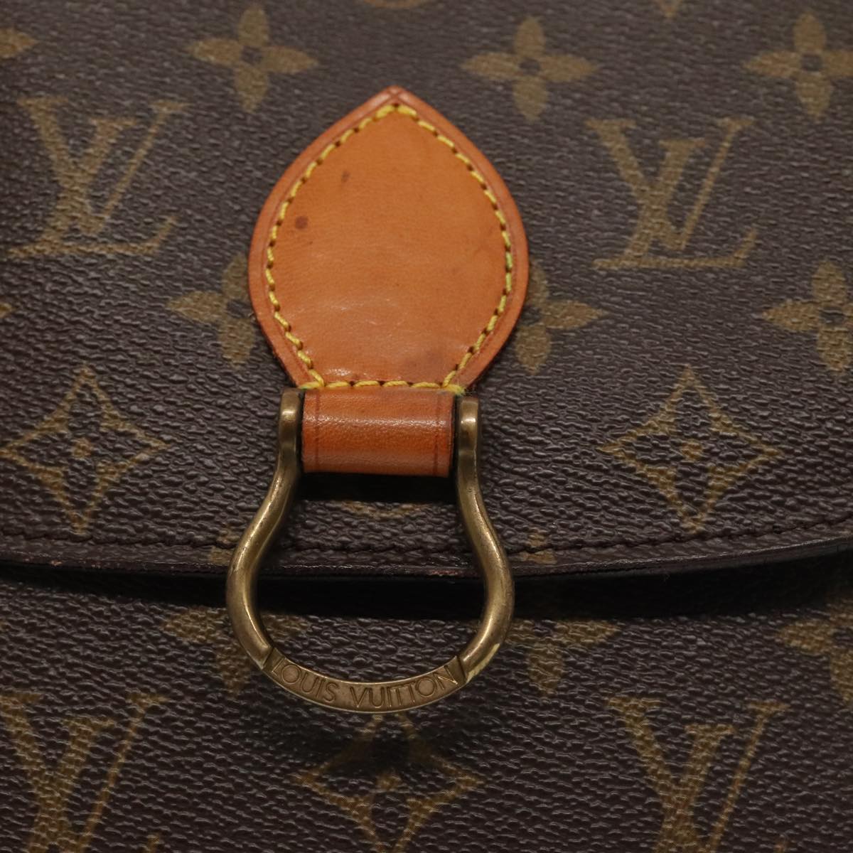 LOUIS VUITTON Monogram Saint Cloud MM Shoulder Bag M51243 LV yk14712