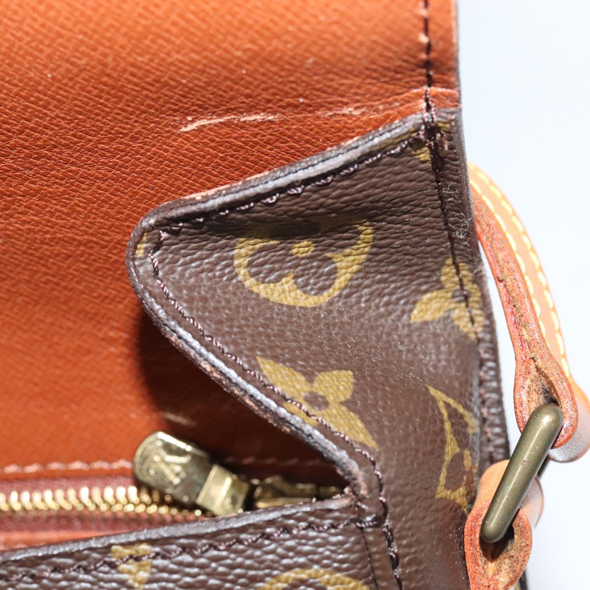 LOUIS VUITTON Monogram Saint Cloud MM Shoulder Bag M51243 LV yk14712