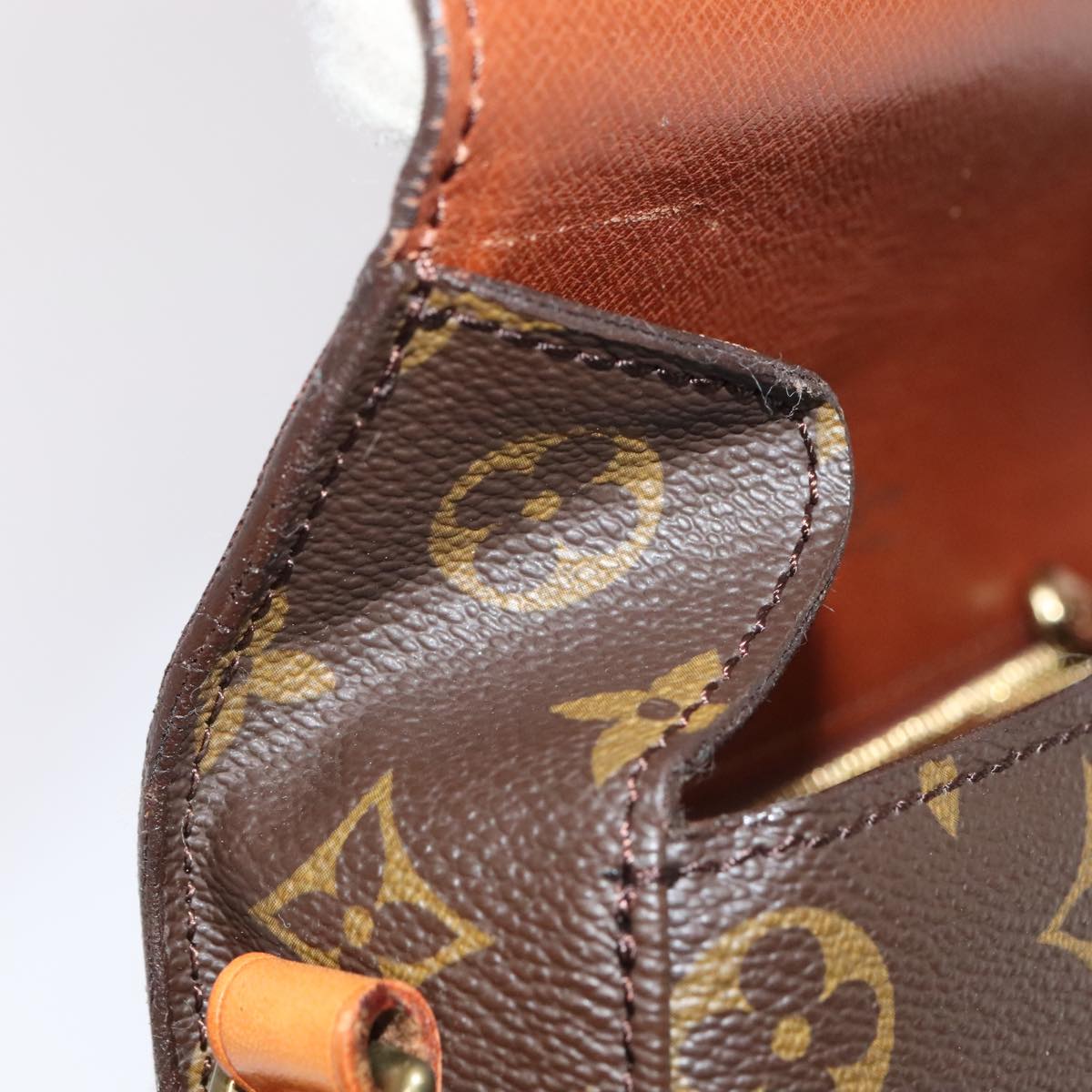 LOUIS VUITTON Monogram Saint Cloud MM Shoulder Bag M51243 LV yk14712