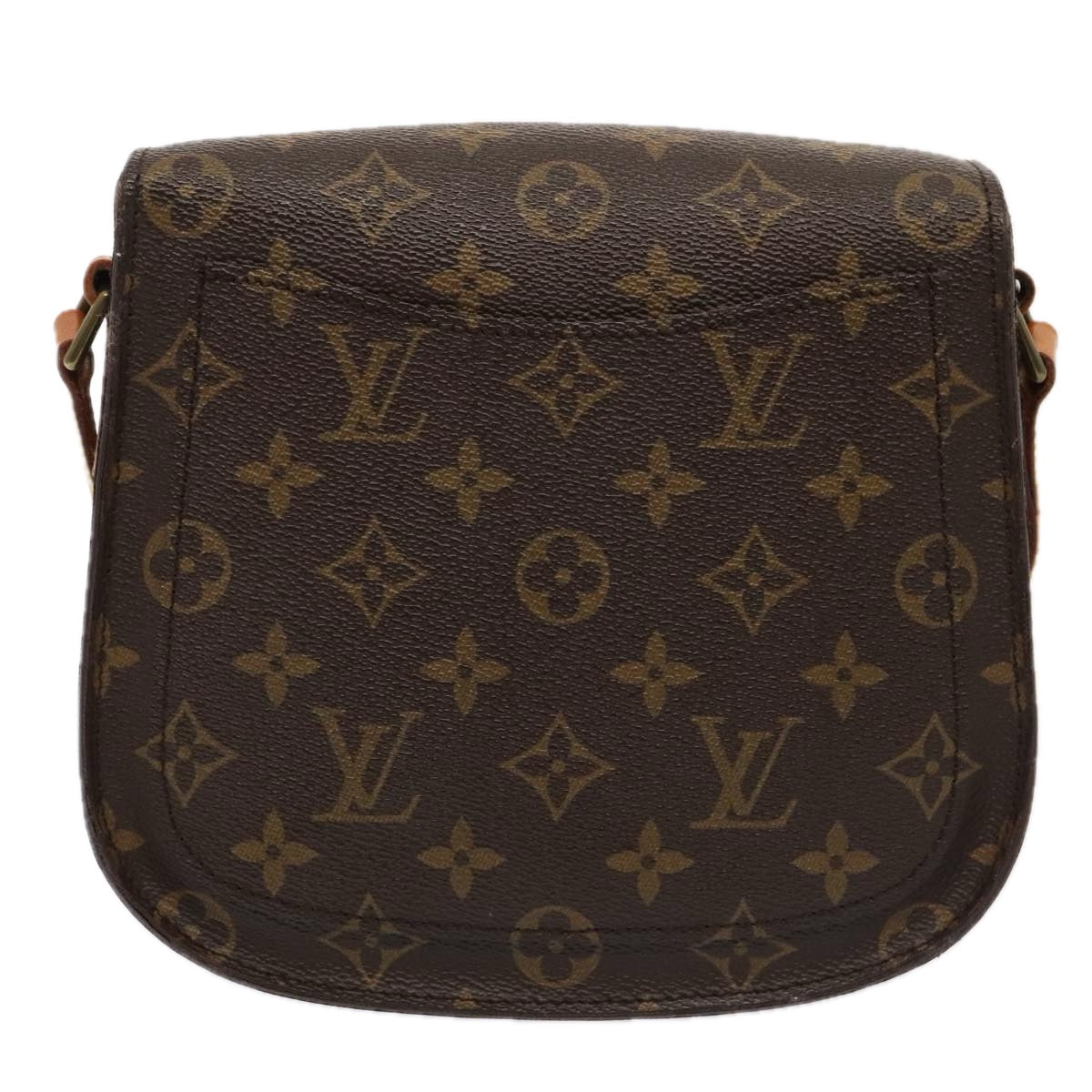 LOUIS VUITTON Monogram Saint Cloud MM Shoulder Bag M51243 LV yk14712