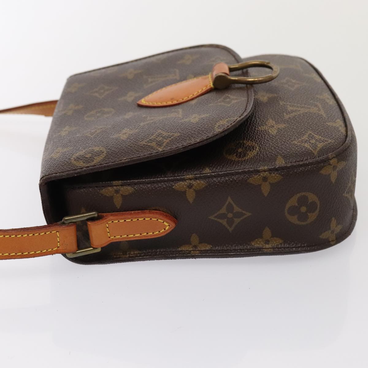 LOUIS VUITTON Monogram Saint Cloud MM Shoulder Bag M51243 LV yk14712