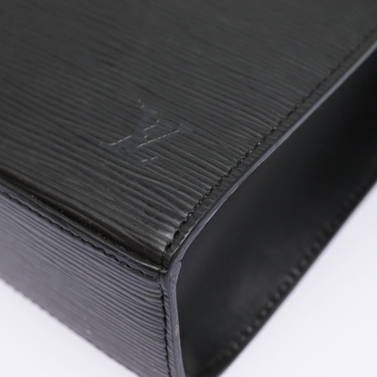LOUIS VUITTON Epi Malesherbes Hand Bag Black M52372 LV yk14713