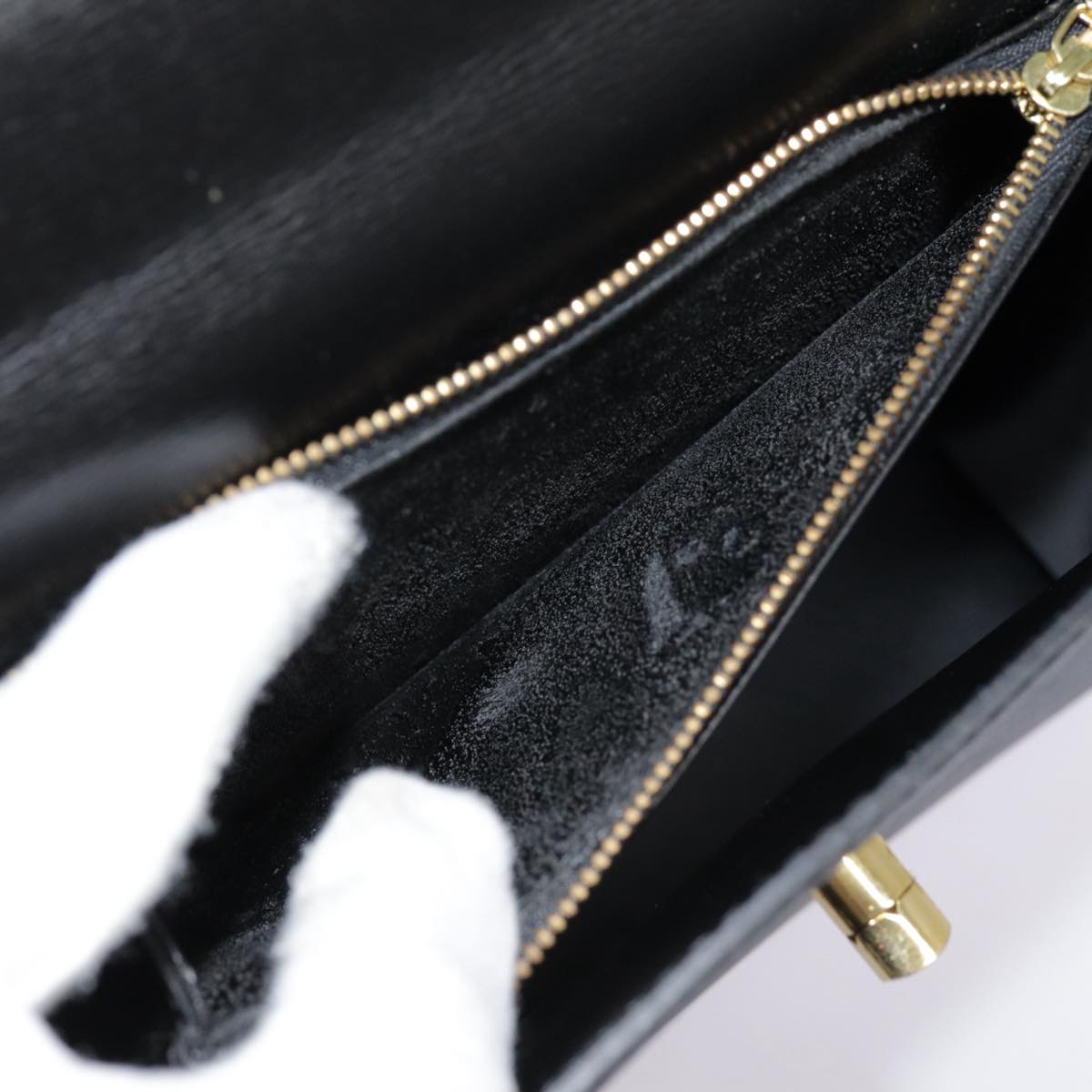 LOUIS VUITTON Epi Malesherbes Hand Bag Black M52372 LV yk14713