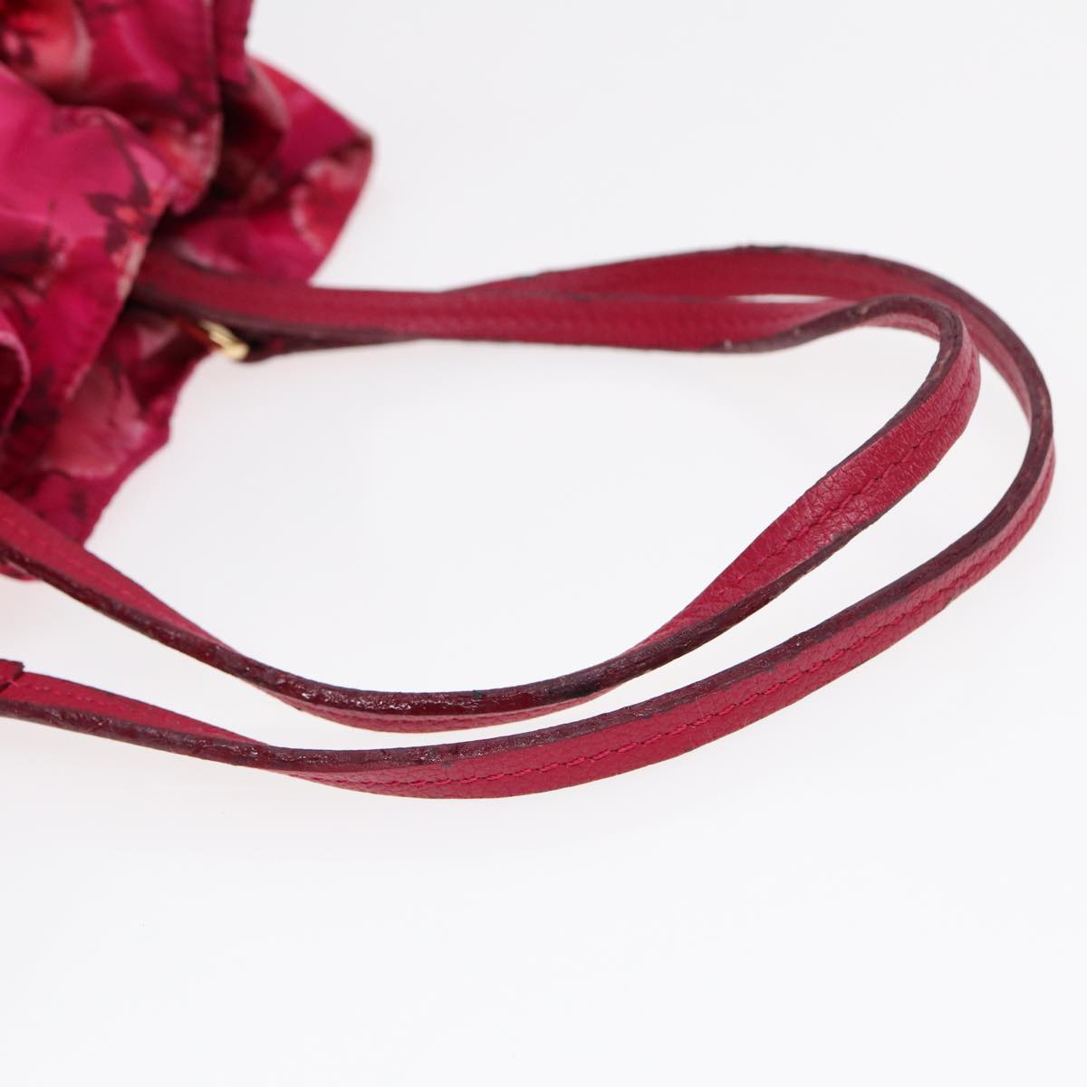 LOUIS VUITTON Ikat Flower Noe full MM Shoulder Bag Nylon Red M94313 yk14721