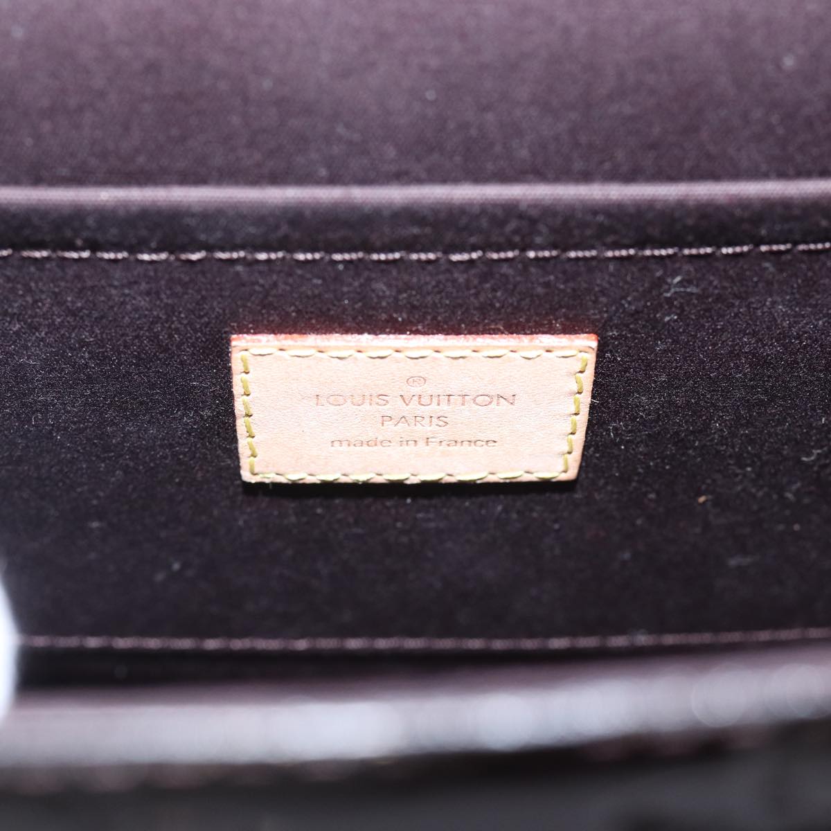 LOUIS VUITTON Monogram Vernis Mirada Hand Bag 2way Amarante M91397 yk14724