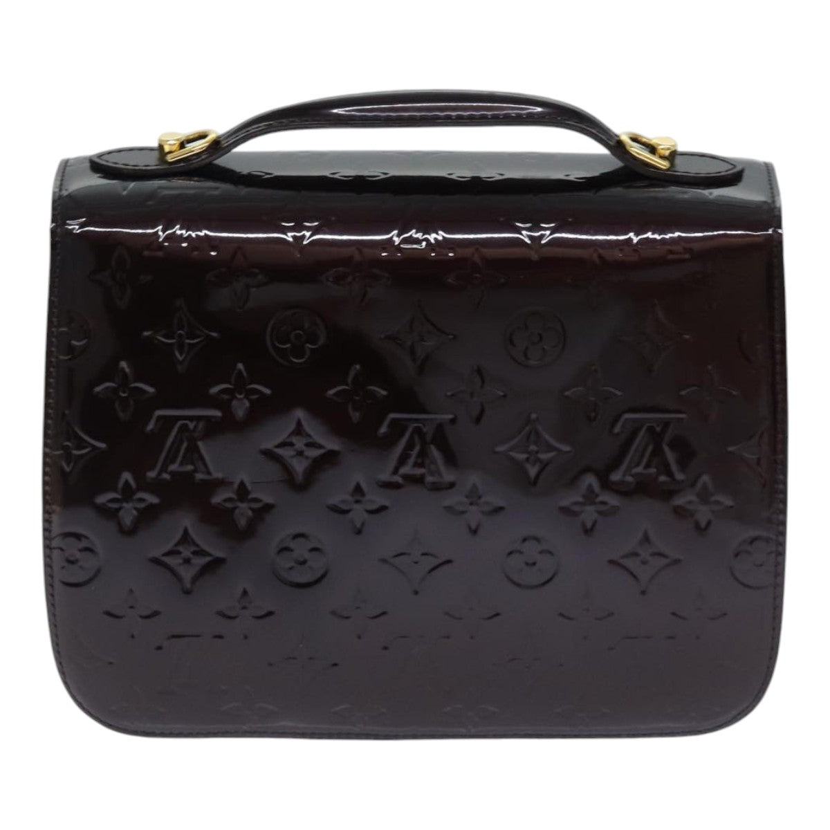 LOUIS VUITTON Monogram Vernis Mirada Hand Bag 2way Amarante M91397 yk14724