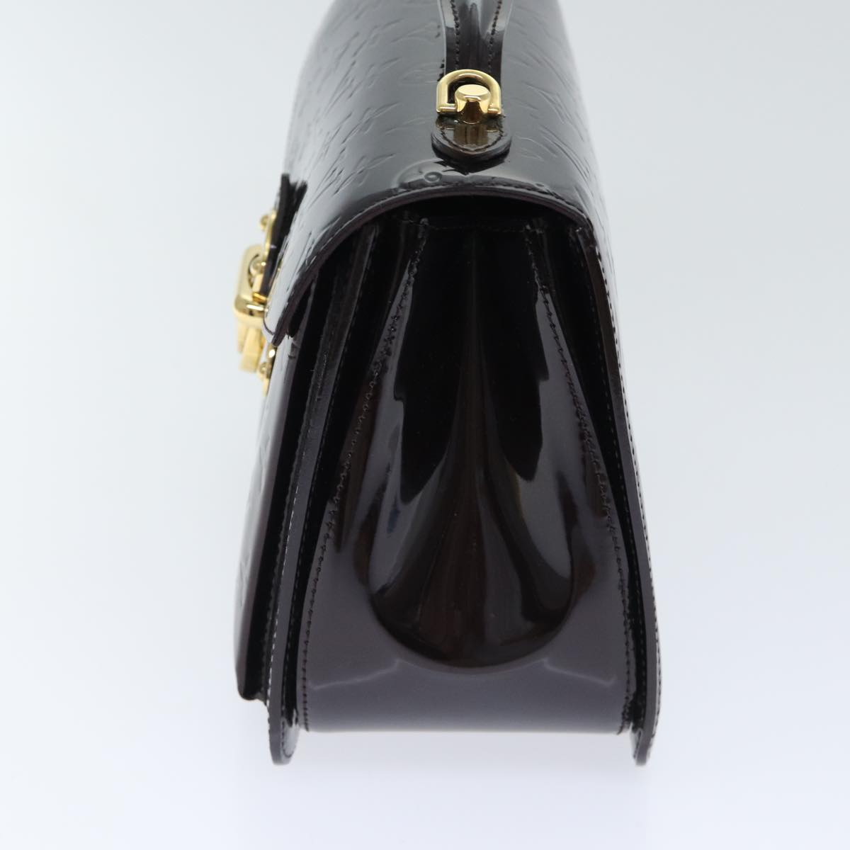 LOUIS VUITTON Monogram Vernis Mirada Hand Bag 2way Amarante M91397 yk14724