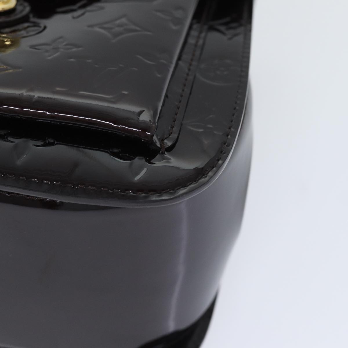 LOUIS VUITTON Monogram Vernis Mirada Hand Bag 2way Amarante M91397 yk14724