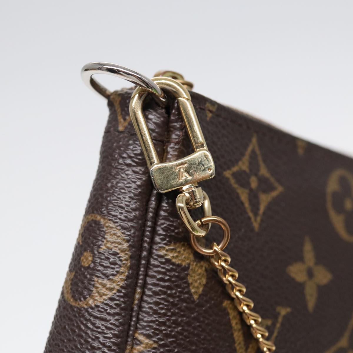 LOUIS VUITTON Monogram Mini Pochette Accessoires Pouch M58009 LV yk14736