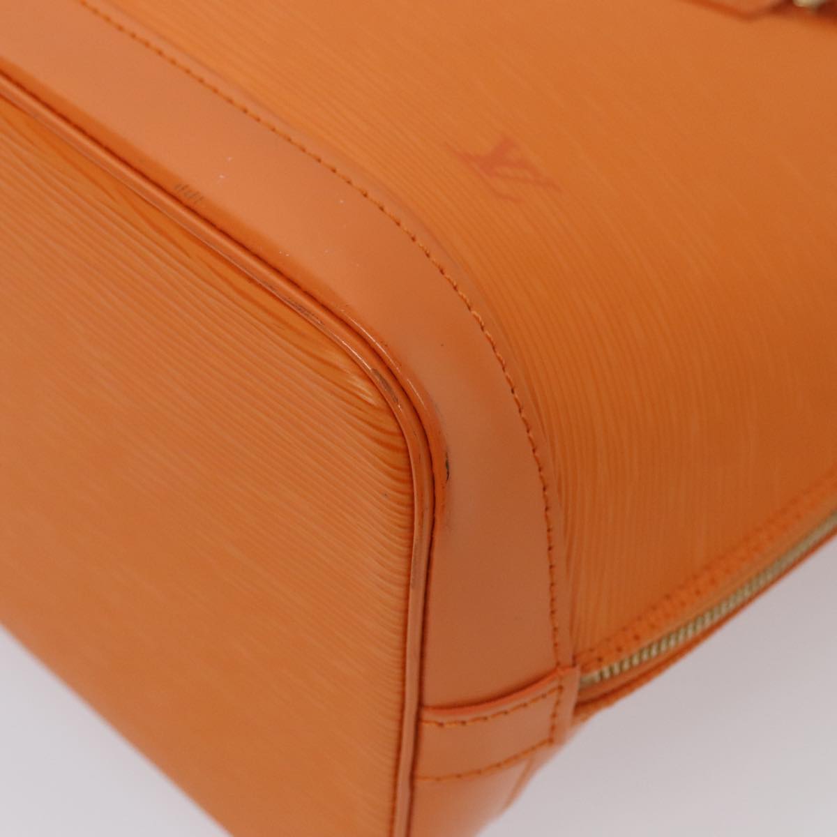 LOUIS VUITTON Epi Alma Hand Bag Orange Mandarin M5214H LV yk14740