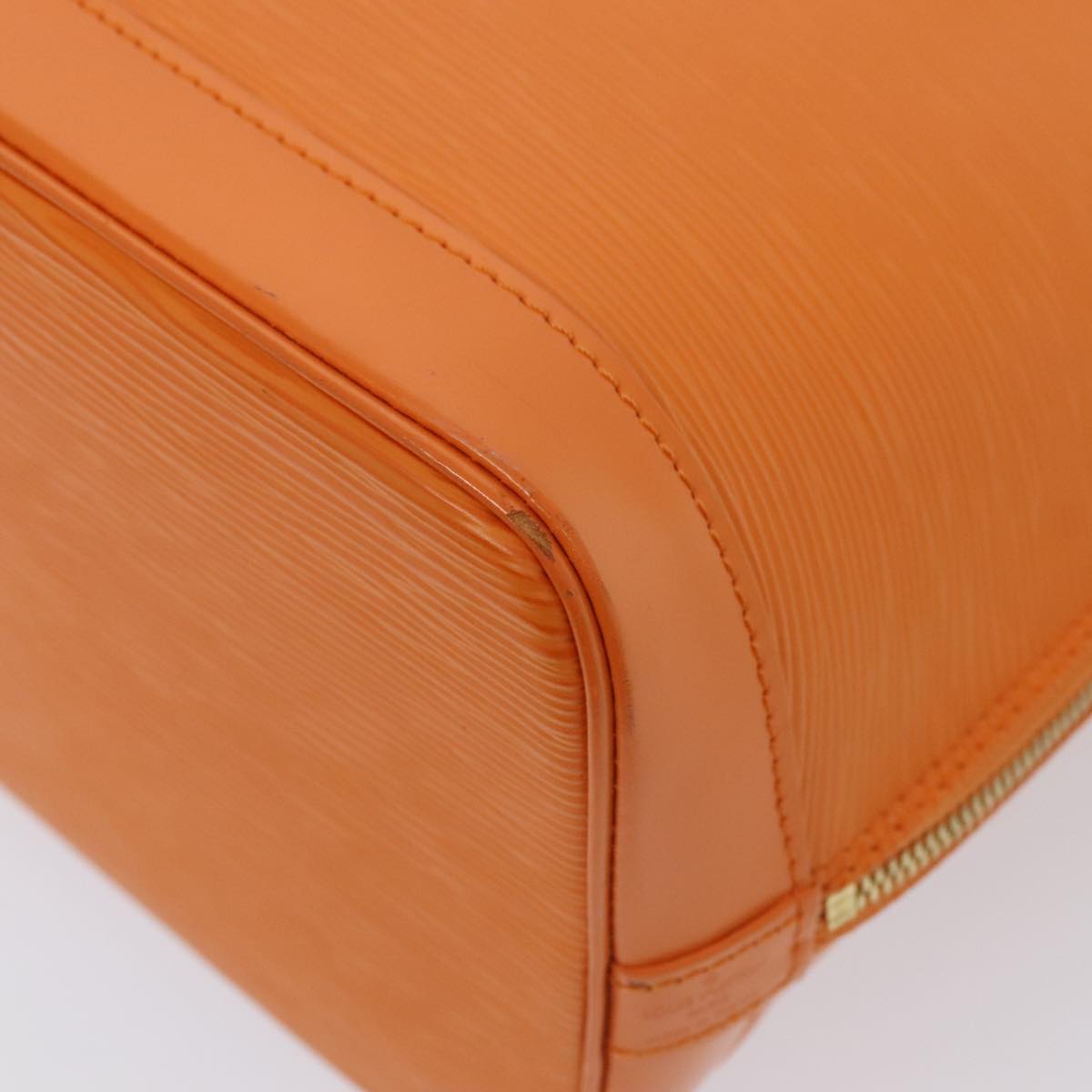 LOUIS VUITTON Epi Alma Hand Bag Orange Mandarin M5214H LV yk14740