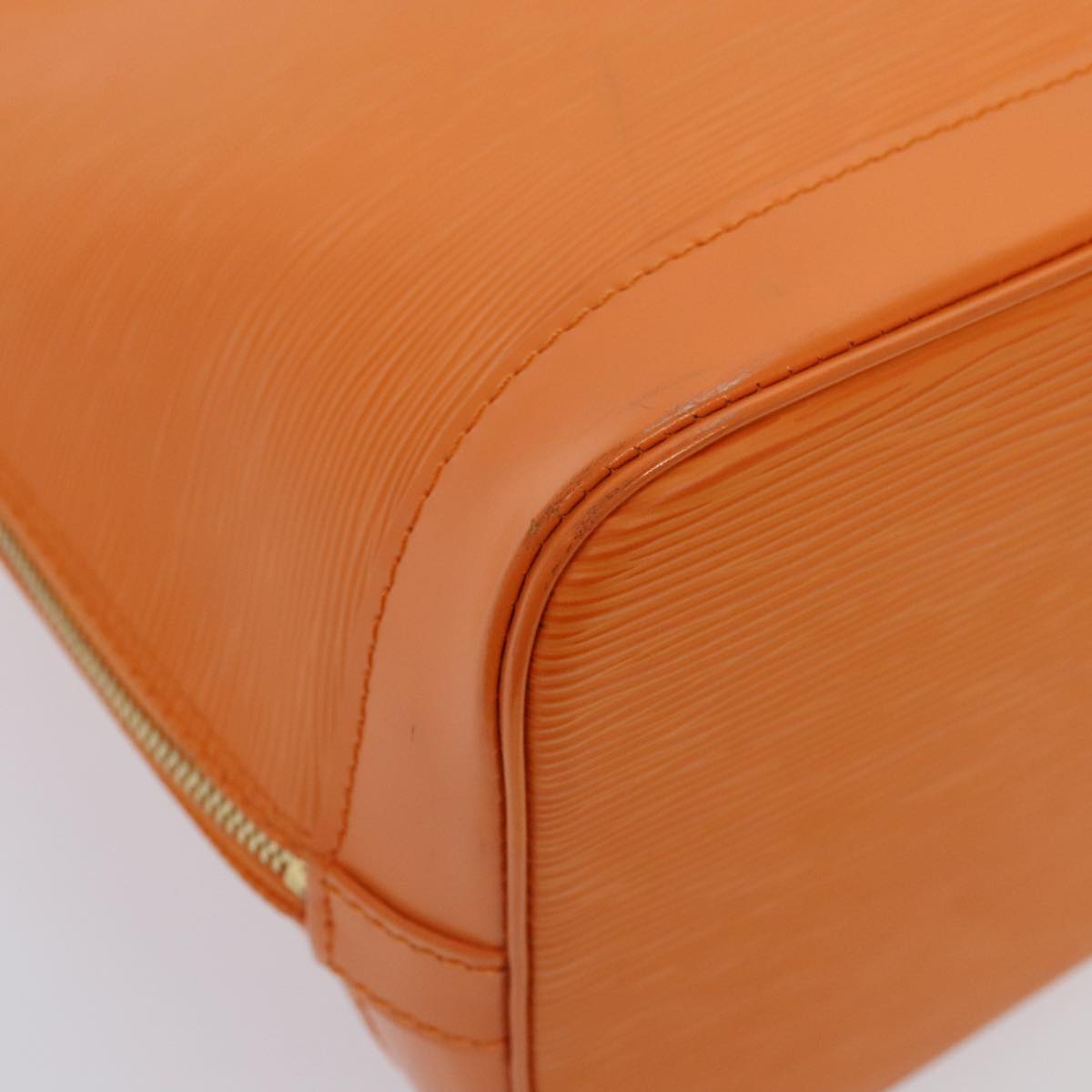 LOUIS VUITTON Epi Alma Hand Bag Orange Mandarin M5214H LV yk14740
