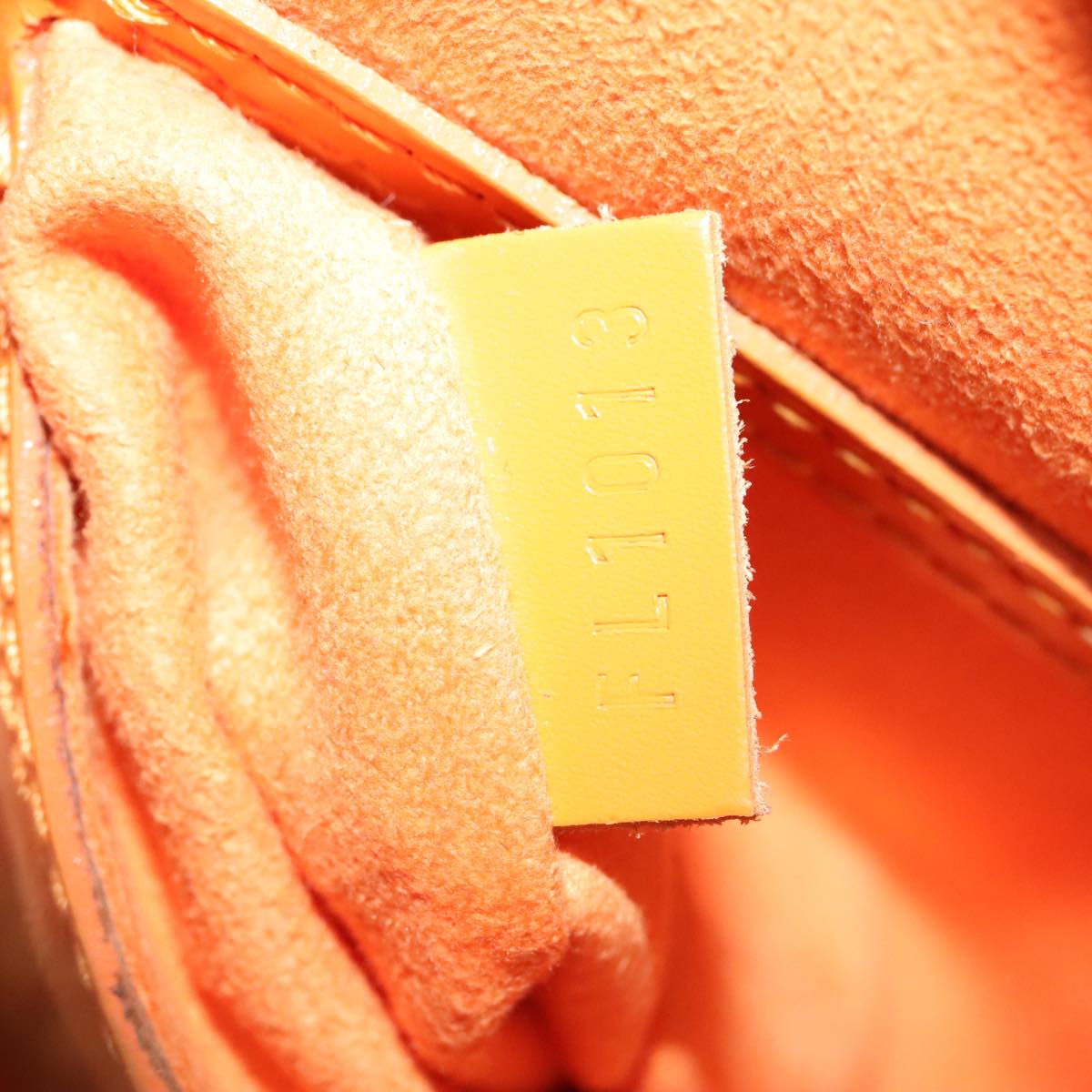 LOUIS VUITTON Epi Alma Hand Bag Orange Mandarin M5214H LV yk14740