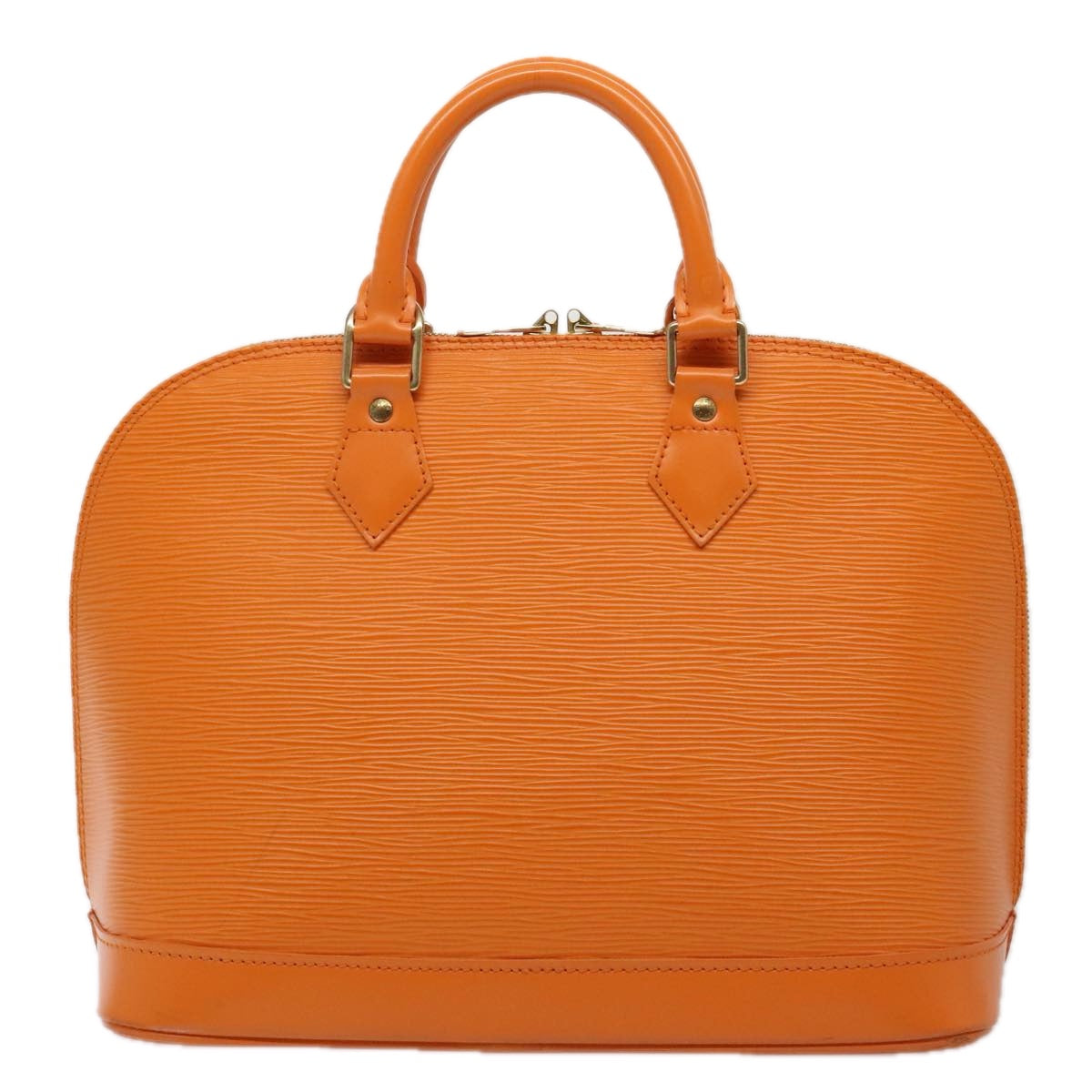 LOUIS VUITTON Epi Alma Hand Bag Orange Mandarin M5214H LV yk14740