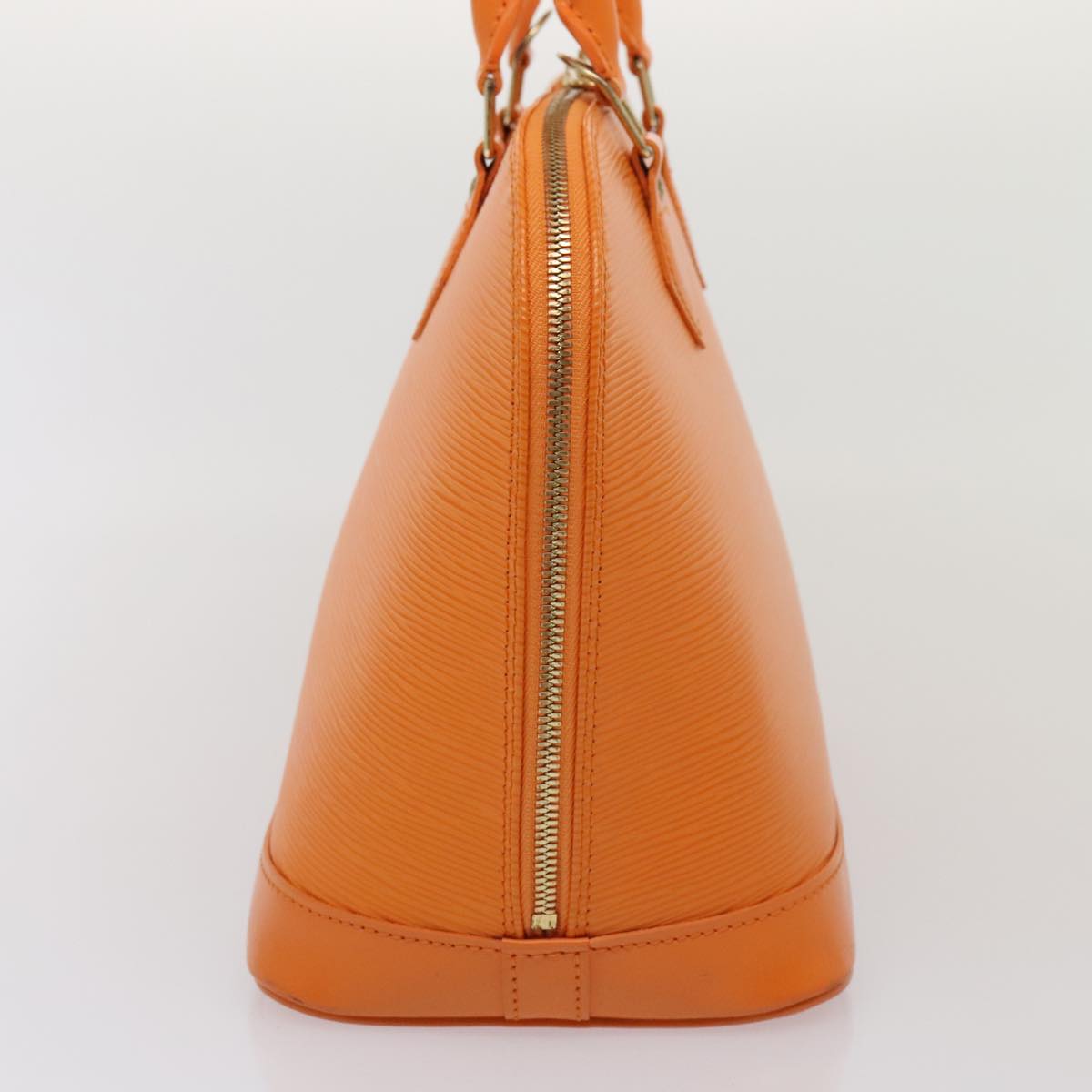LOUIS VUITTON Epi Alma Hand Bag Orange Mandarin M5214H LV yk14740