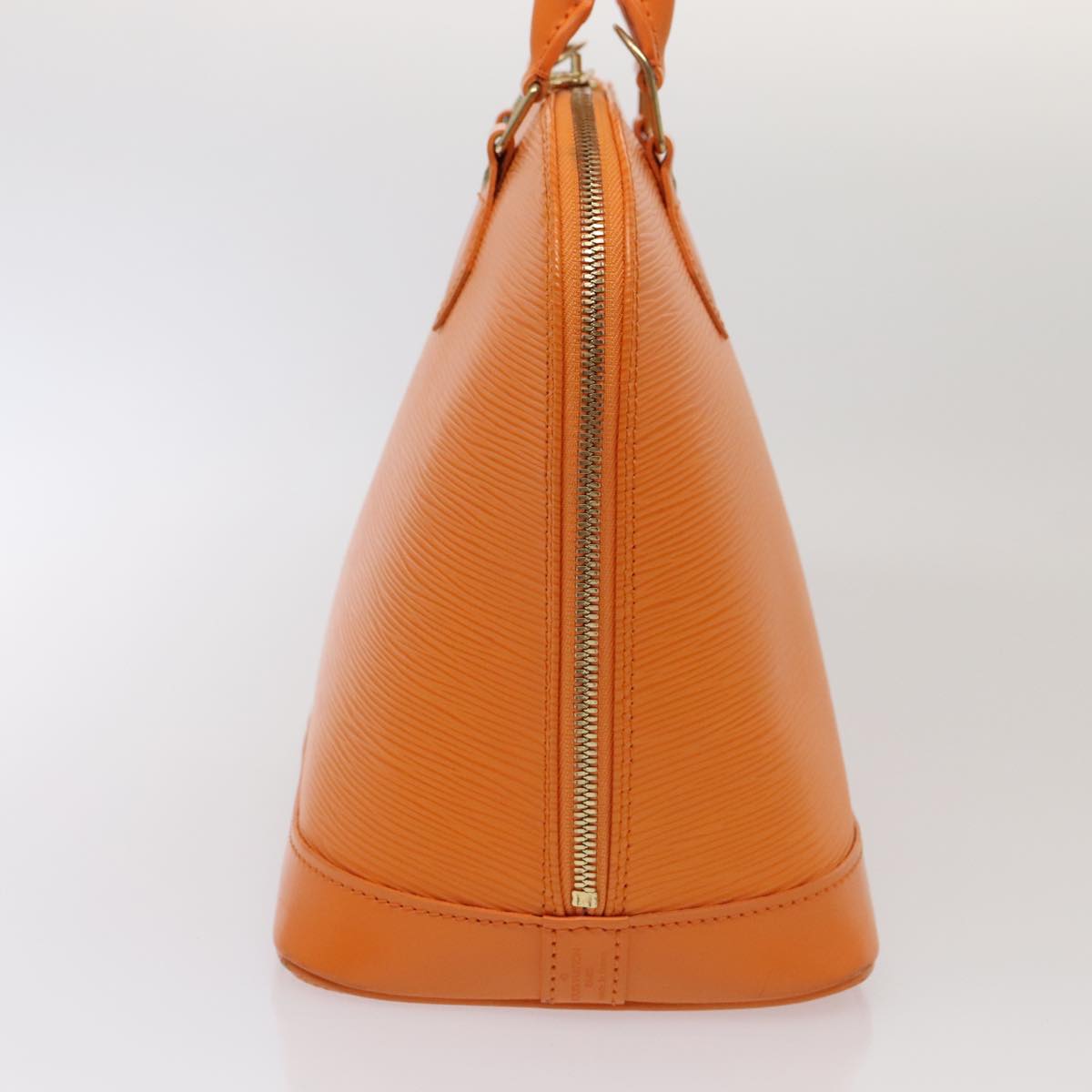 LOUIS VUITTON Epi Alma Hand Bag Orange Mandarin M5214H LV yk14740