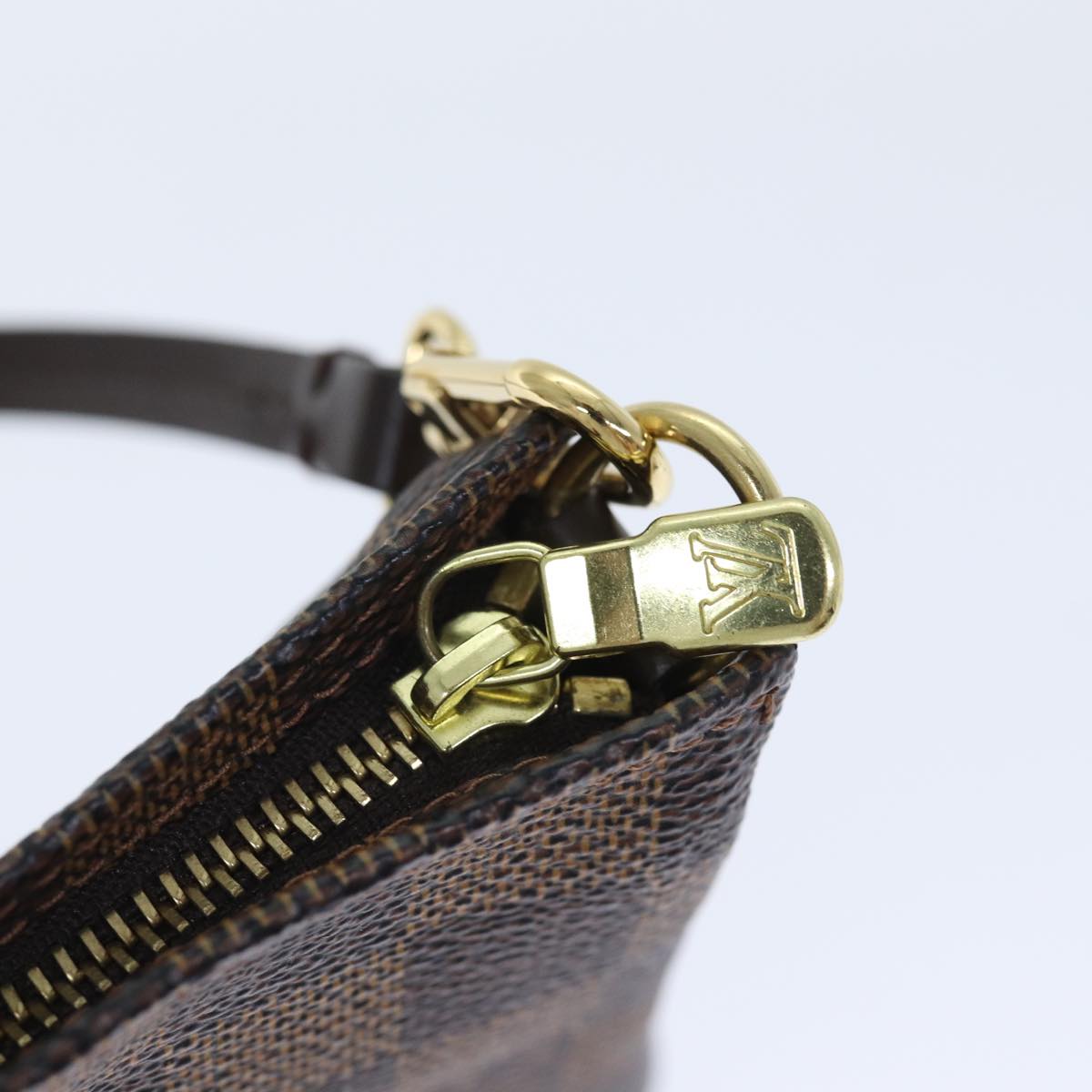 LOUIS VUITTON Damier Ebene Navona Accessory Pouch N51983 LV yk14752A