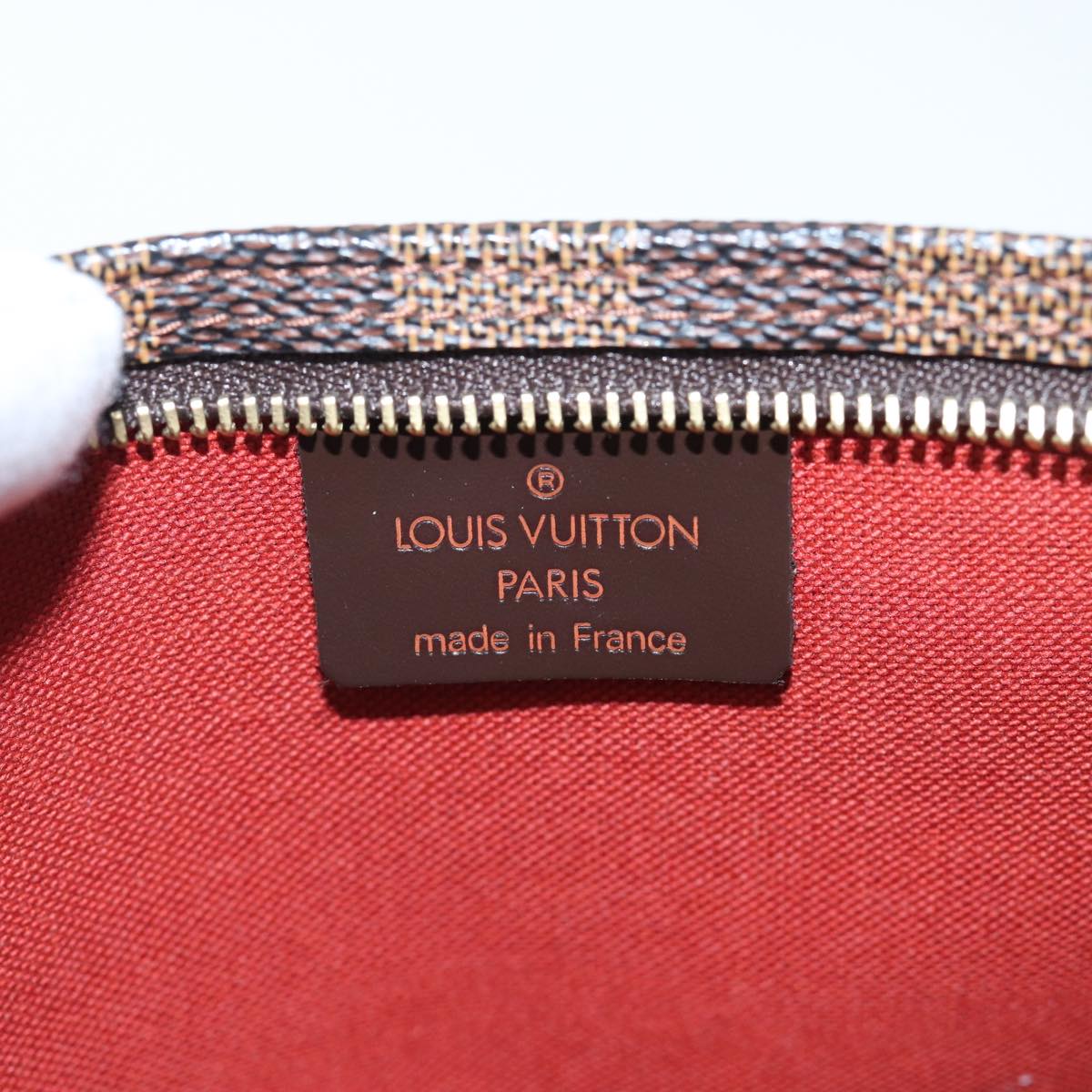 LOUIS VUITTON Damier Ebene Navona Accessory Pouch N51983 LV yk14752A