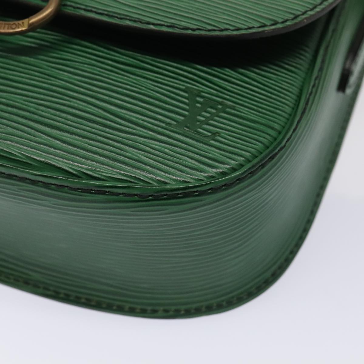 LOUIS VUITTON Epi Saint Cloud PM Shoulder Bag Green M52214 LV yk14753
