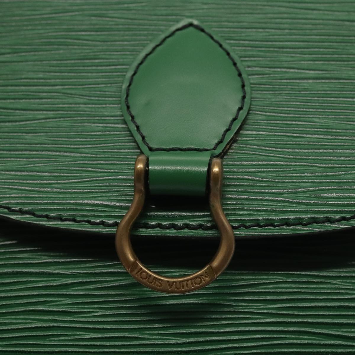 LOUIS VUITTON Epi Saint Cloud PM Shoulder Bag Green M52214 LV yk14753