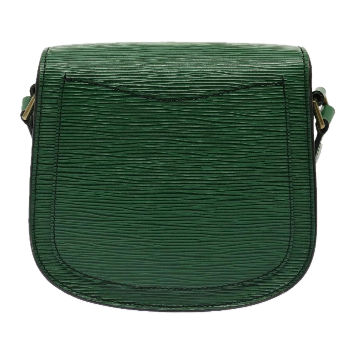 LOUIS VUITTON Epi Saint Cloud PM Shoulder Bag Green M52214 LV yk14753