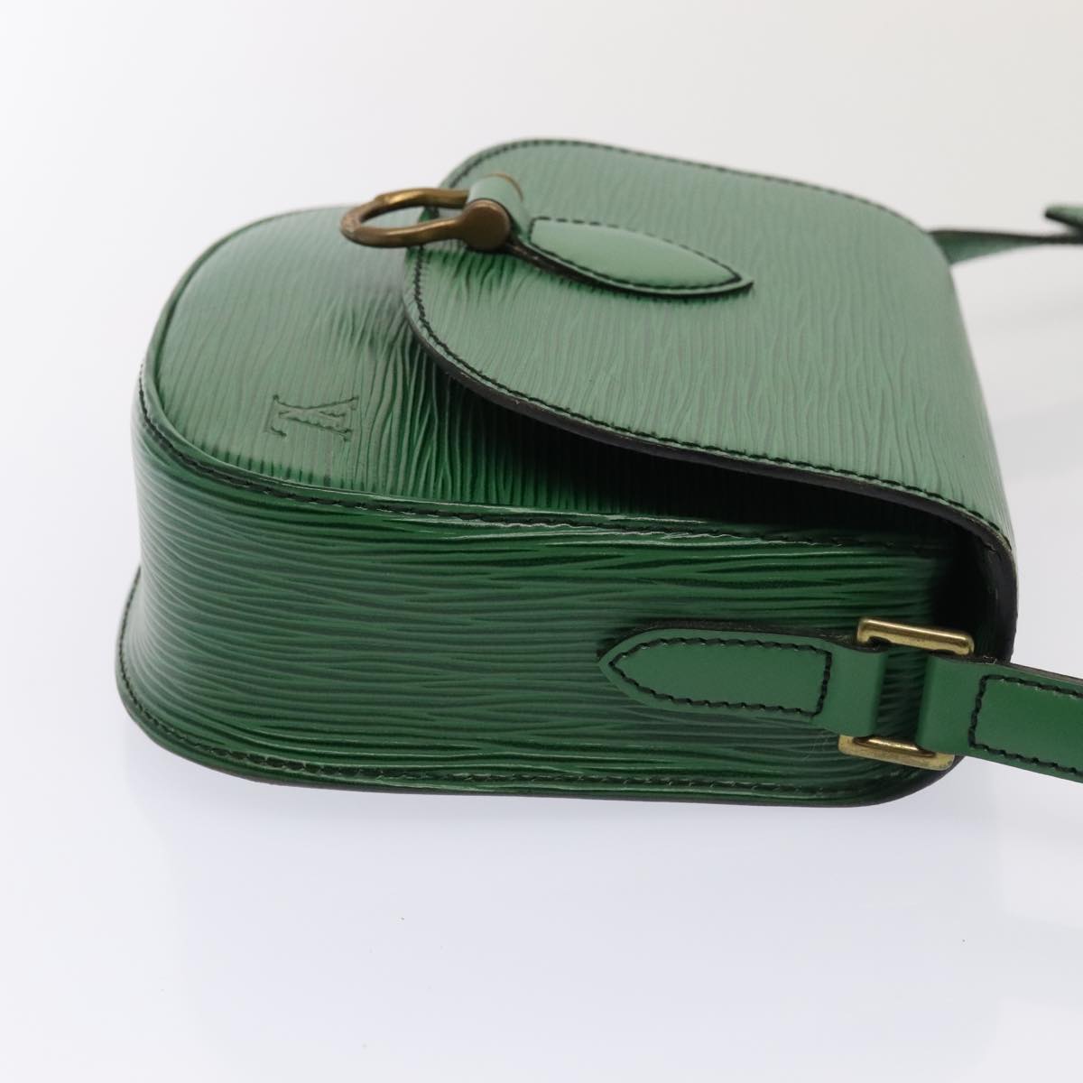 LOUIS VUITTON Epi Saint Cloud PM Shoulder Bag Green M52214 LV yk14753