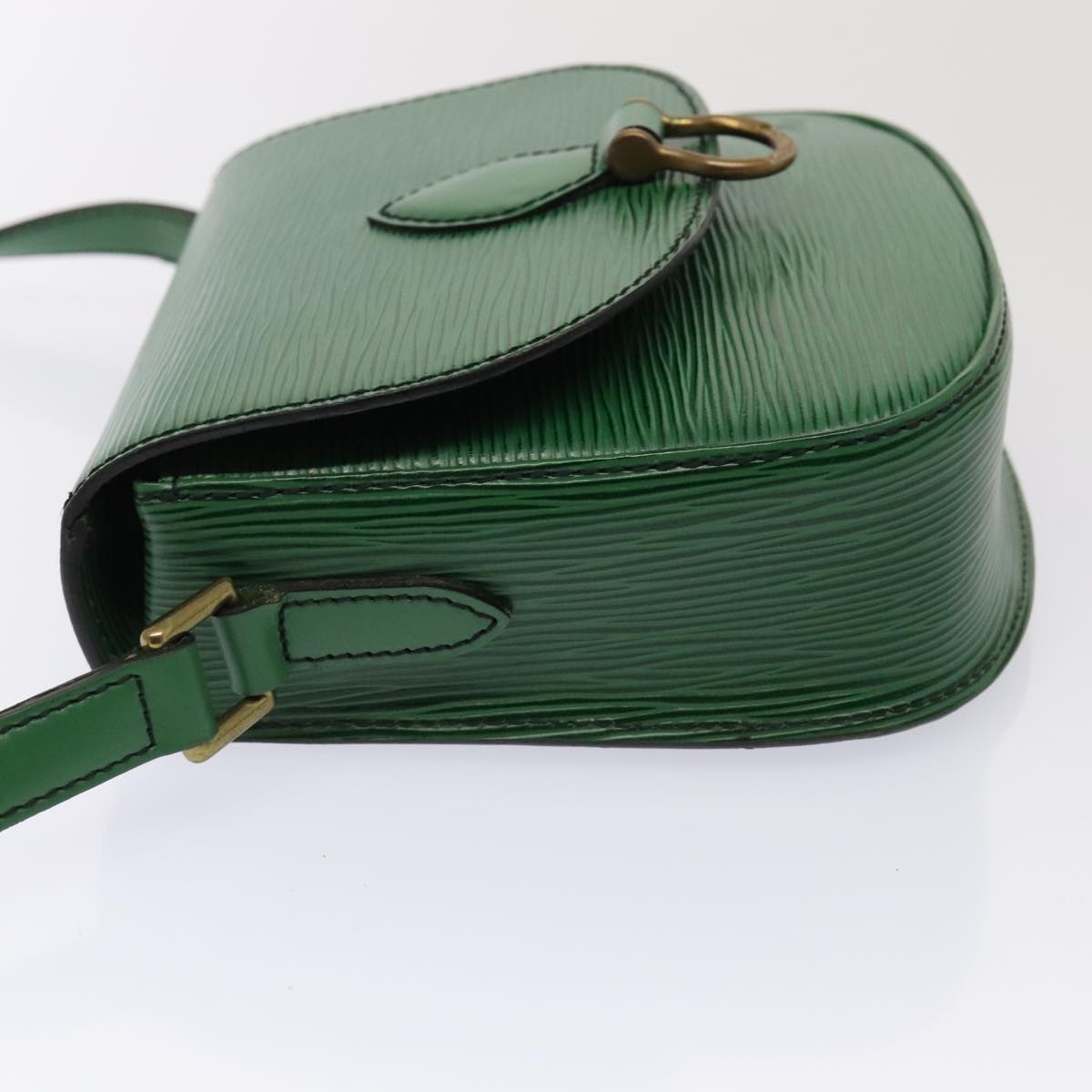 LOUIS VUITTON Epi Saint Cloud PM Shoulder Bag Green M52214 LV yk14753