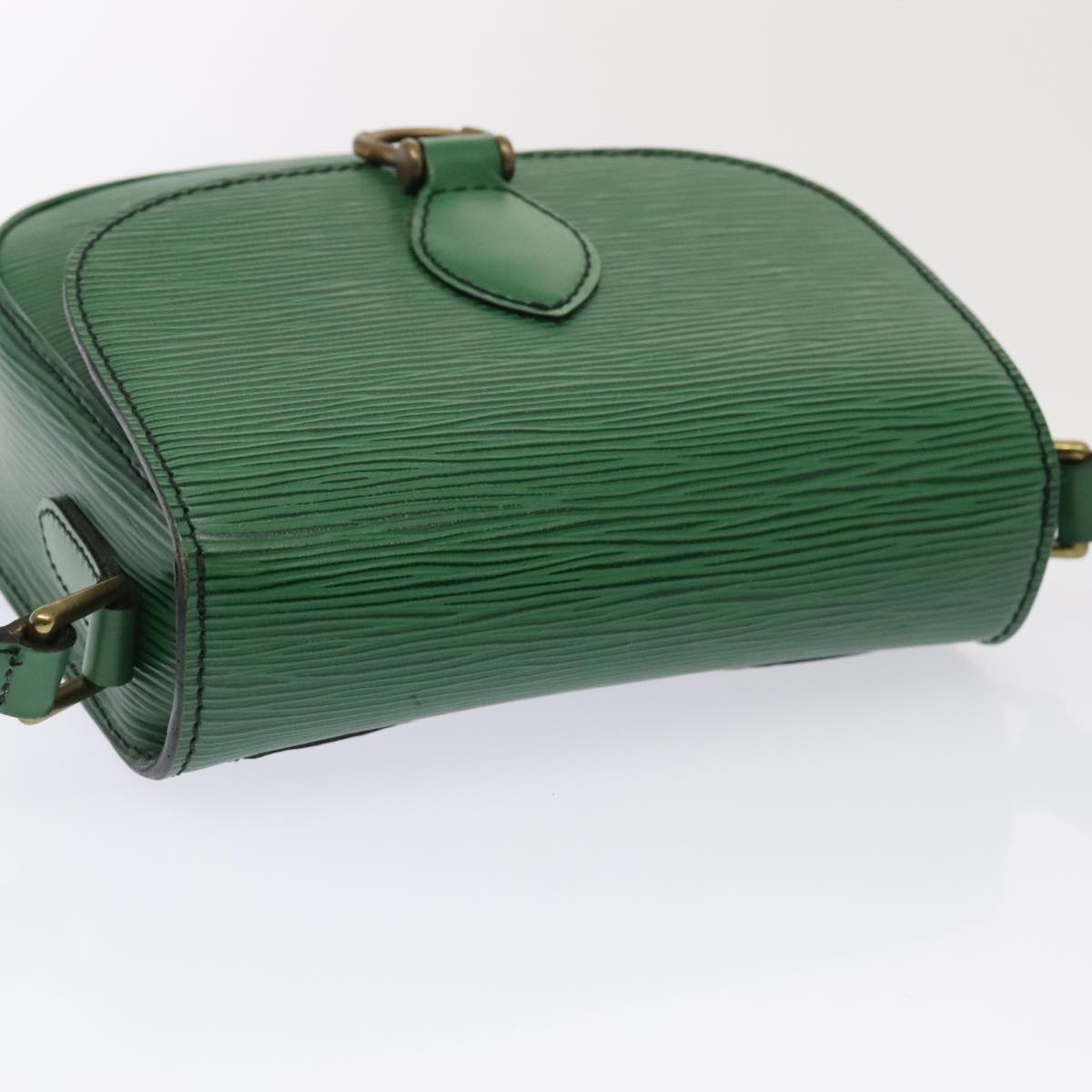 LOUIS VUITTON Epi Saint Cloud PM Shoulder Bag Green M52214 LV yk14753
