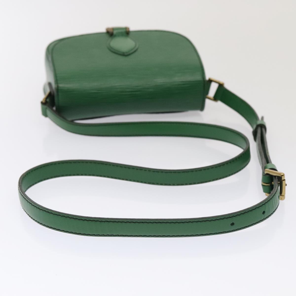 LOUIS VUITTON Epi Saint Cloud PM Shoulder Bag Green M52214 LV yk14753
