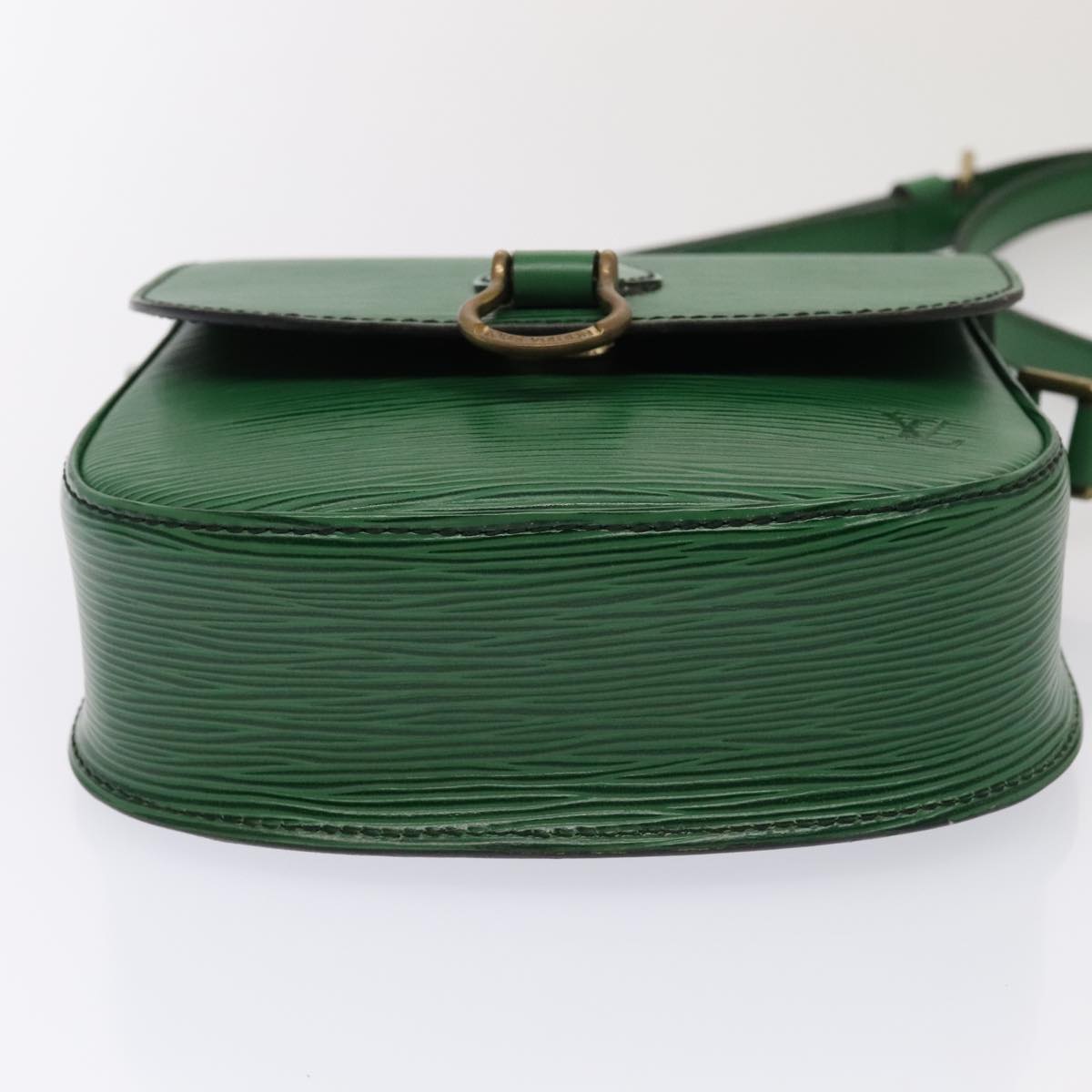 LOUIS VUITTON Epi Saint Cloud PM Shoulder Bag Green M52214 LV yk14753
