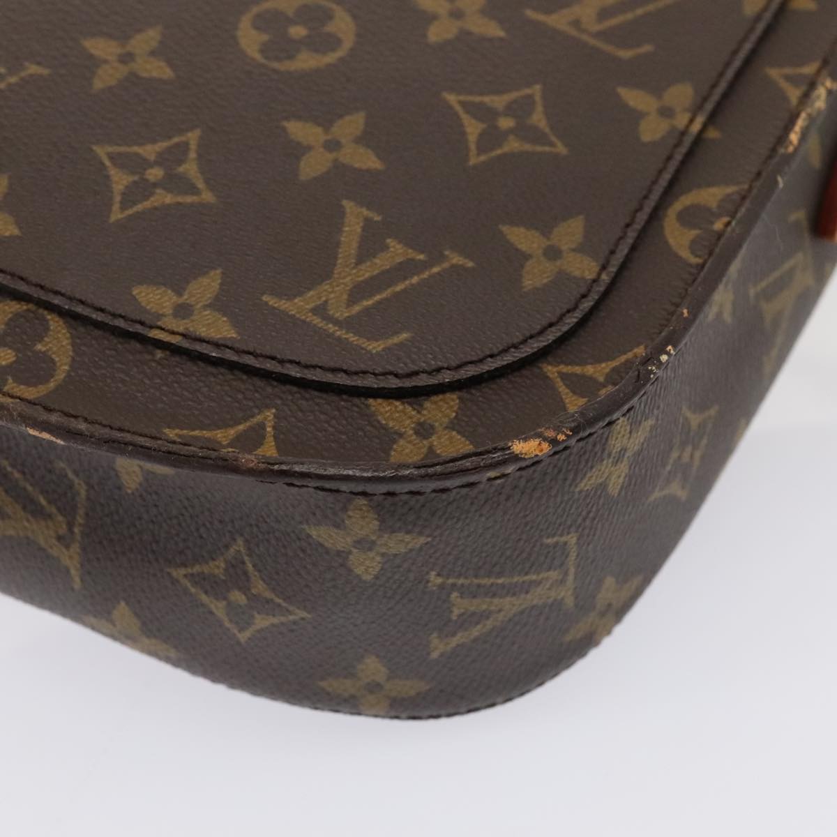 LOUIS VUITTON Monogram Saint Cloud GM Shoulder Bag M51242 LV yk14755