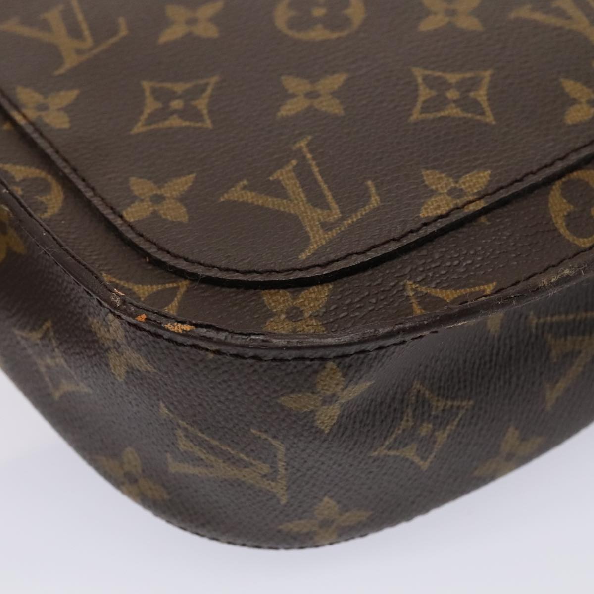 LOUIS VUITTON Monogram Saint Cloud GM Shoulder Bag M51242 LV yk14755