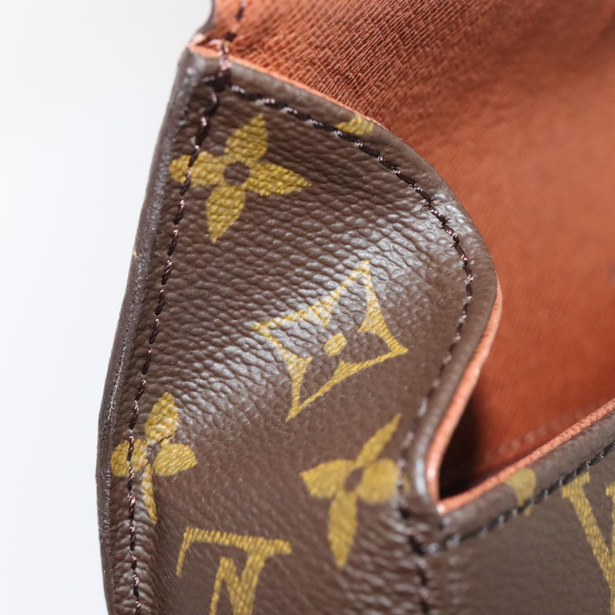 LOUIS VUITTON Monogram Saint Cloud GM Shoulder Bag M51242 LV yk14755