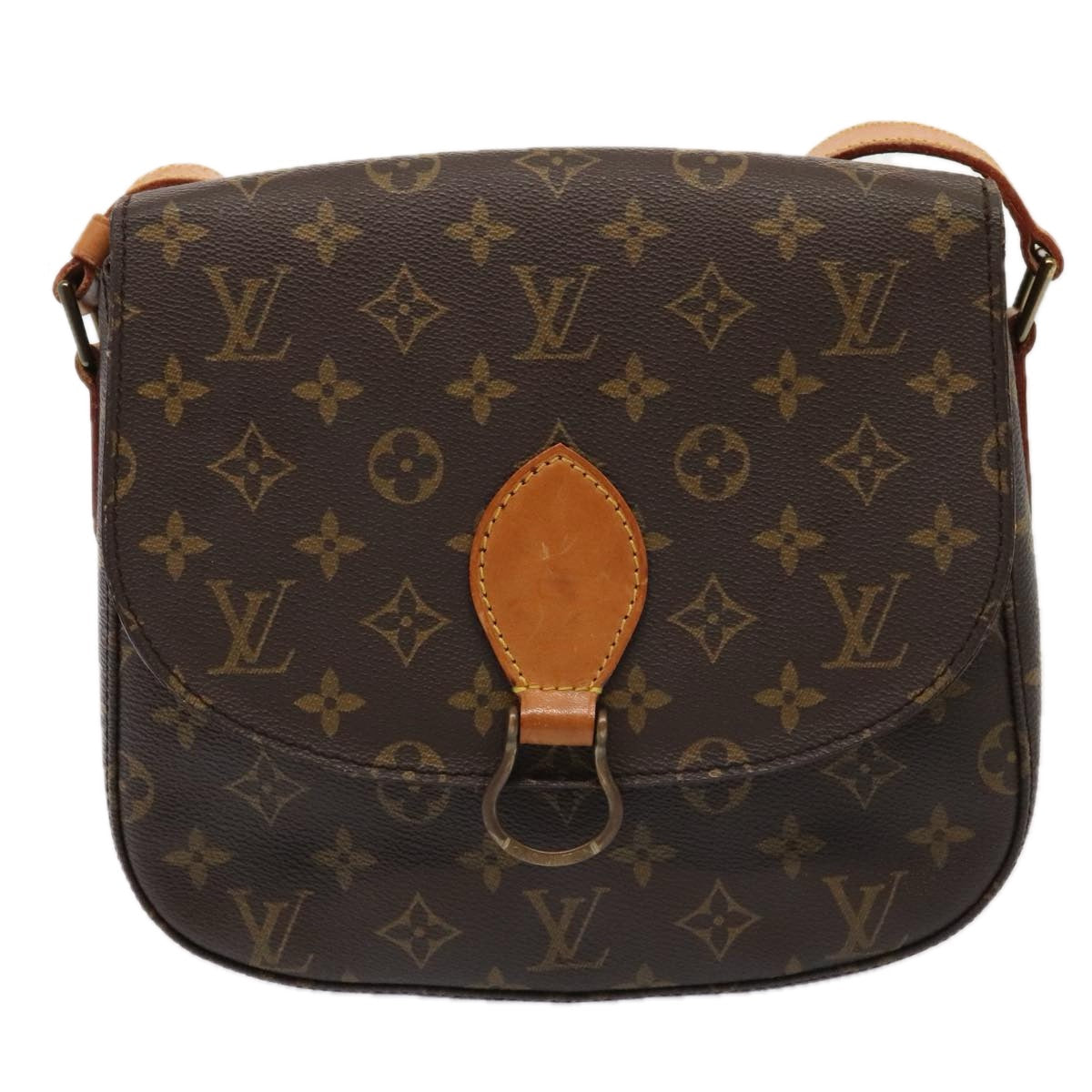 LOUIS VUITTON Monogram Saint Cloud GM Shoulder Bag M51242 LV yk14755