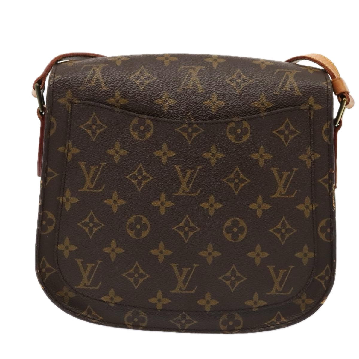 LOUIS VUITTON Monogram Saint Cloud GM Shoulder Bag M51242 LV yk14755