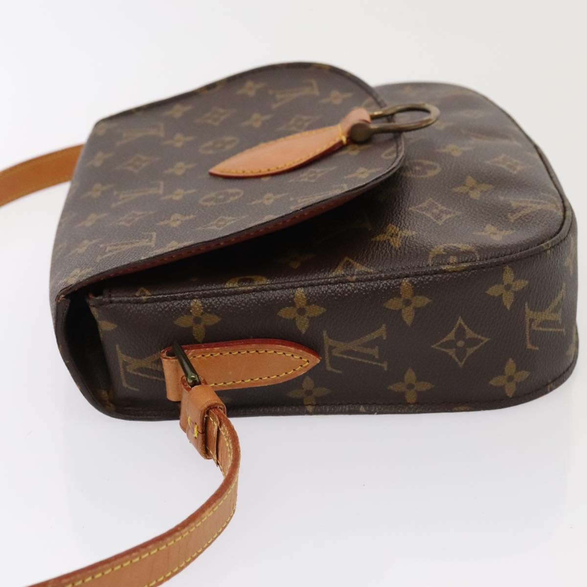 LOUIS VUITTON Monogram Saint Cloud GM Shoulder Bag M51242 LV yk14755