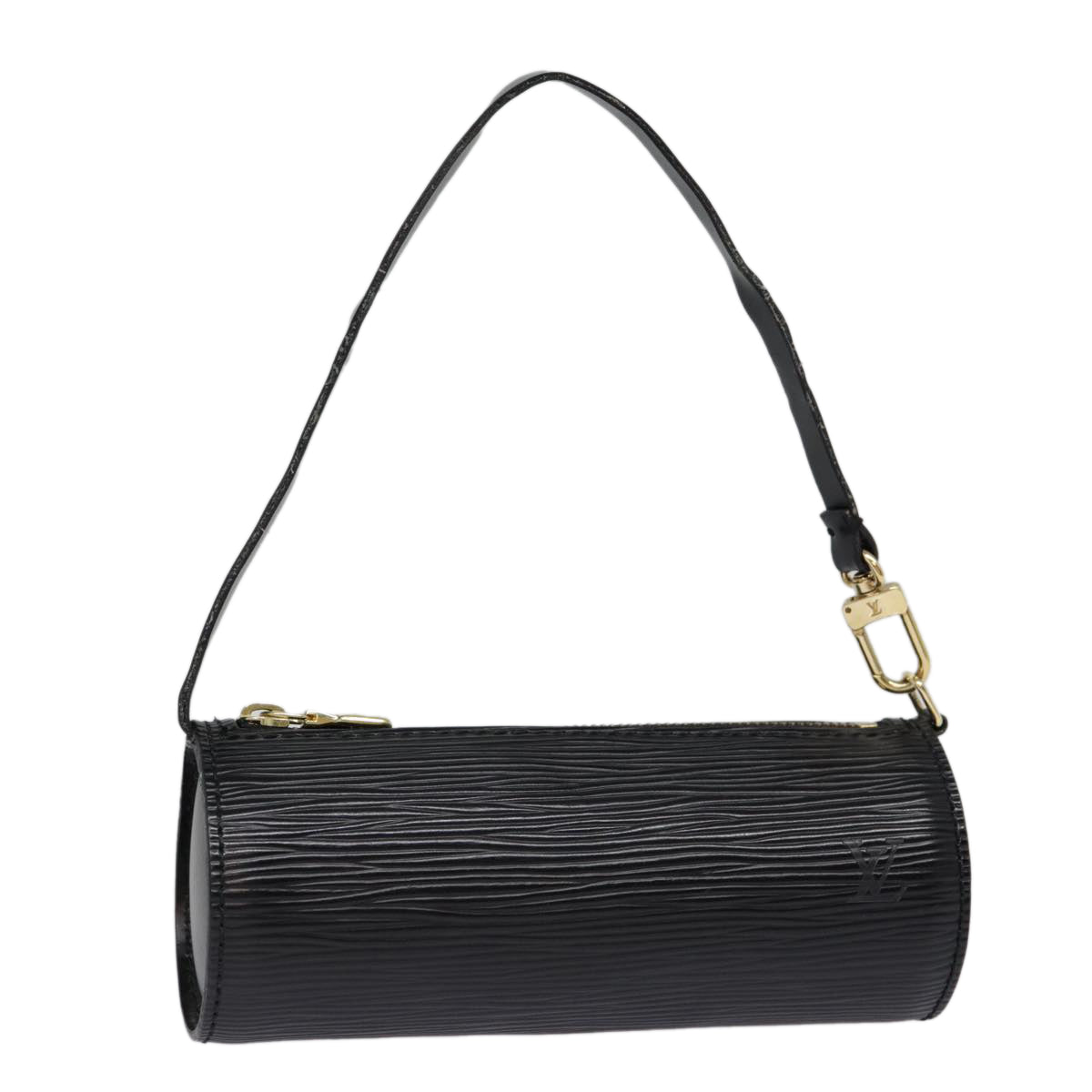 LOUIS VUITTON Epi Soufflot Pouch Black LV yk14760