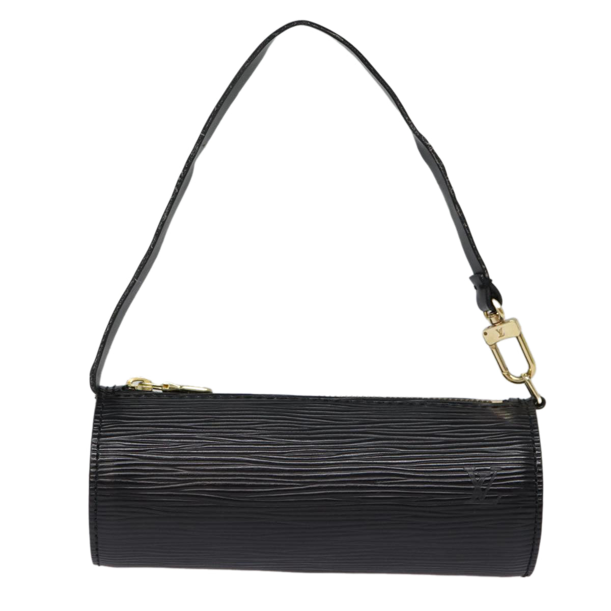 LOUIS VUITTON Epi Soufflot Pouch Black LV yk14760