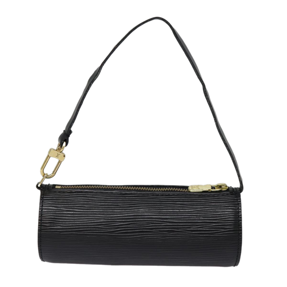 LOUIS VUITTON Epi Soufflot Pouch Black LV yk14760