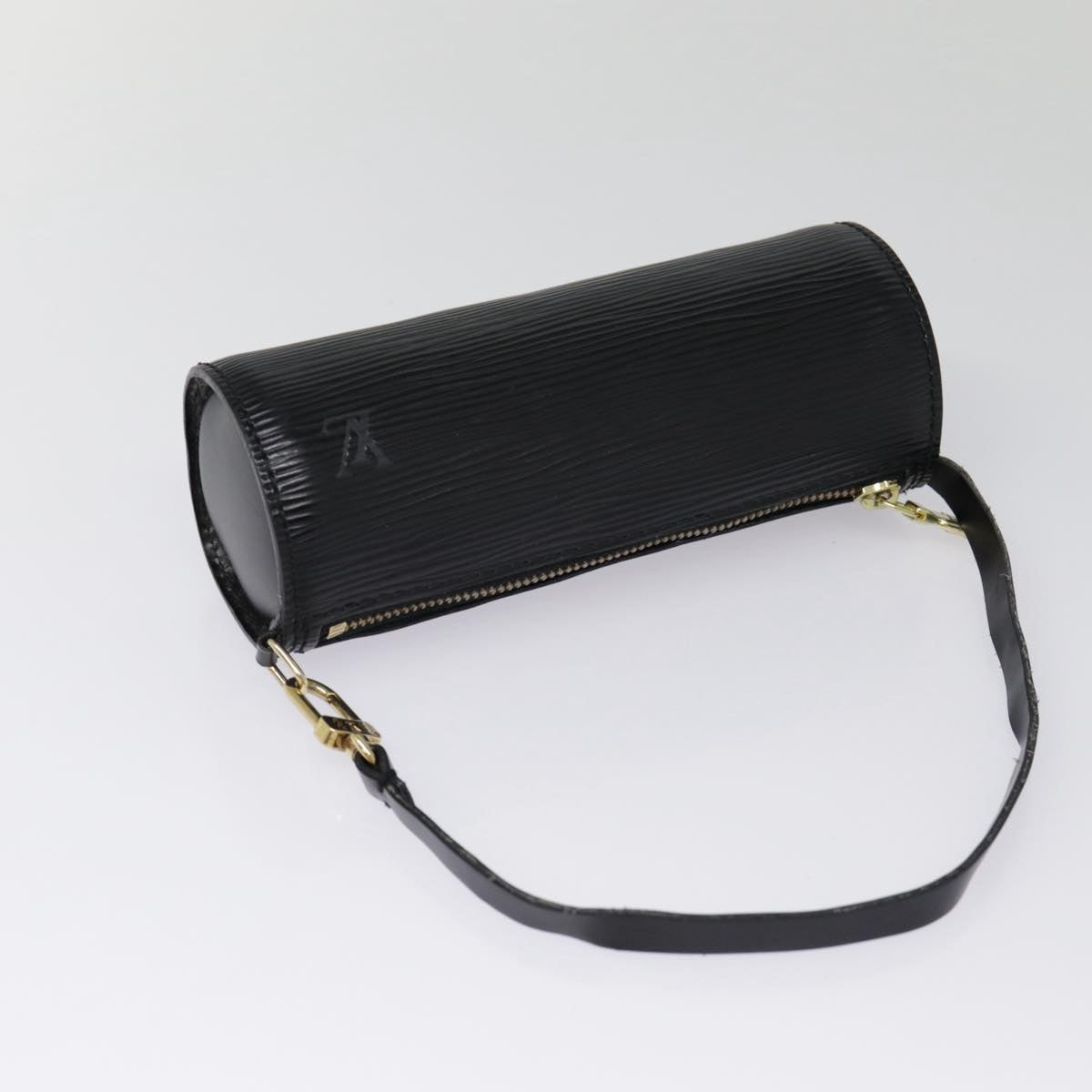 LOUIS VUITTON Epi Soufflot Pouch Black LV yk14760