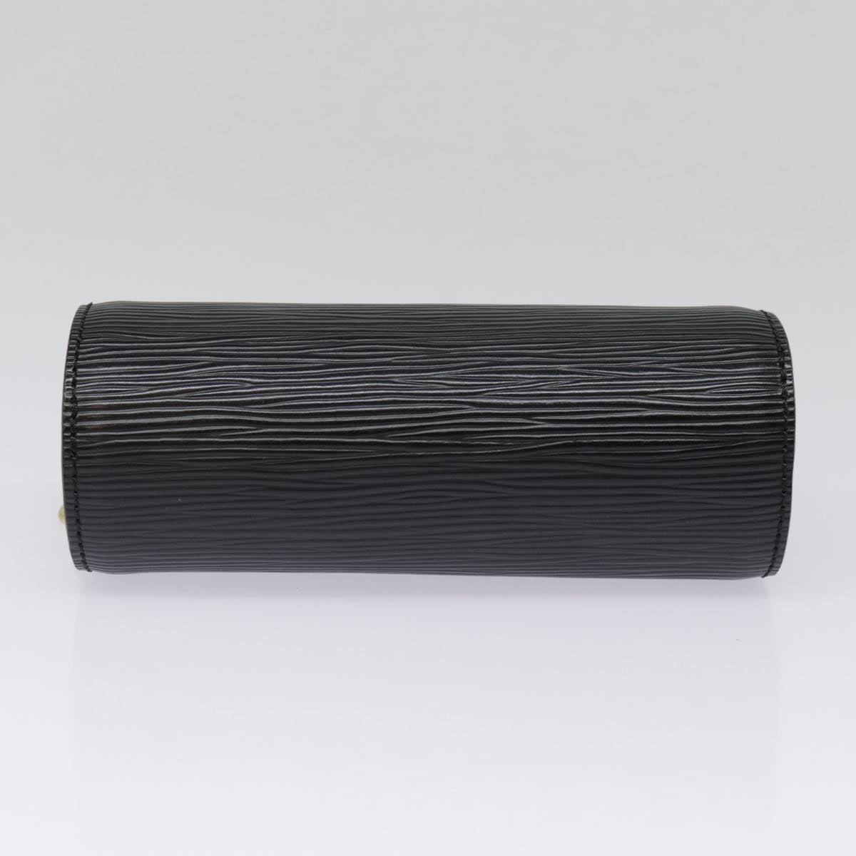 LOUIS VUITTON Epi Soufflot Pouch Black LV yk14760