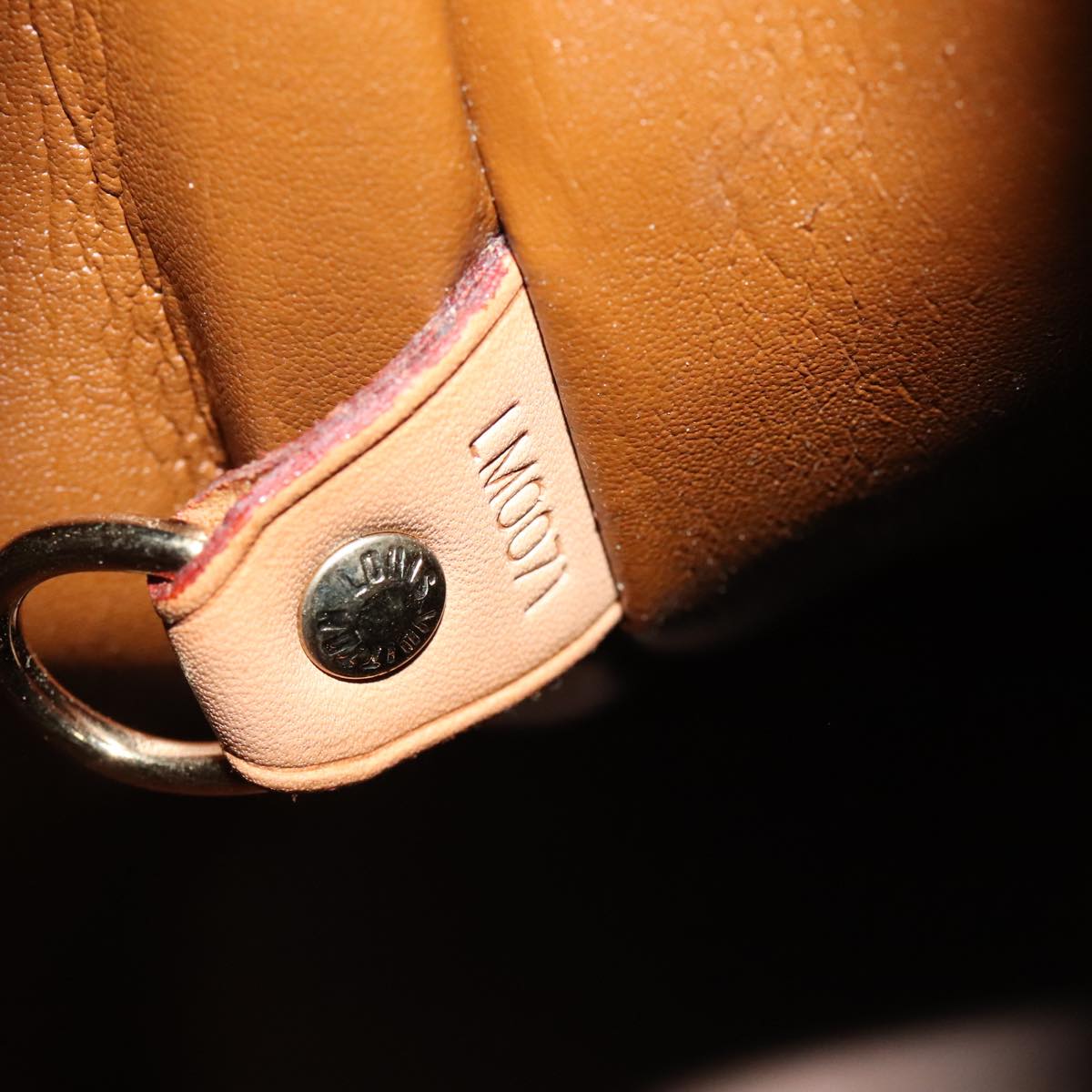 LOUIS VUITTON Monogram Vernis Houston Hand Bag Bronze M91122 LV yk14767