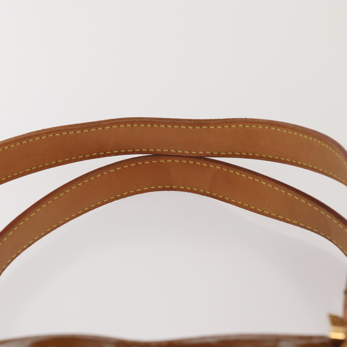 LOUIS VUITTON Monogram Vernis Houston Hand Bag Bronze M91122 LV yk14767