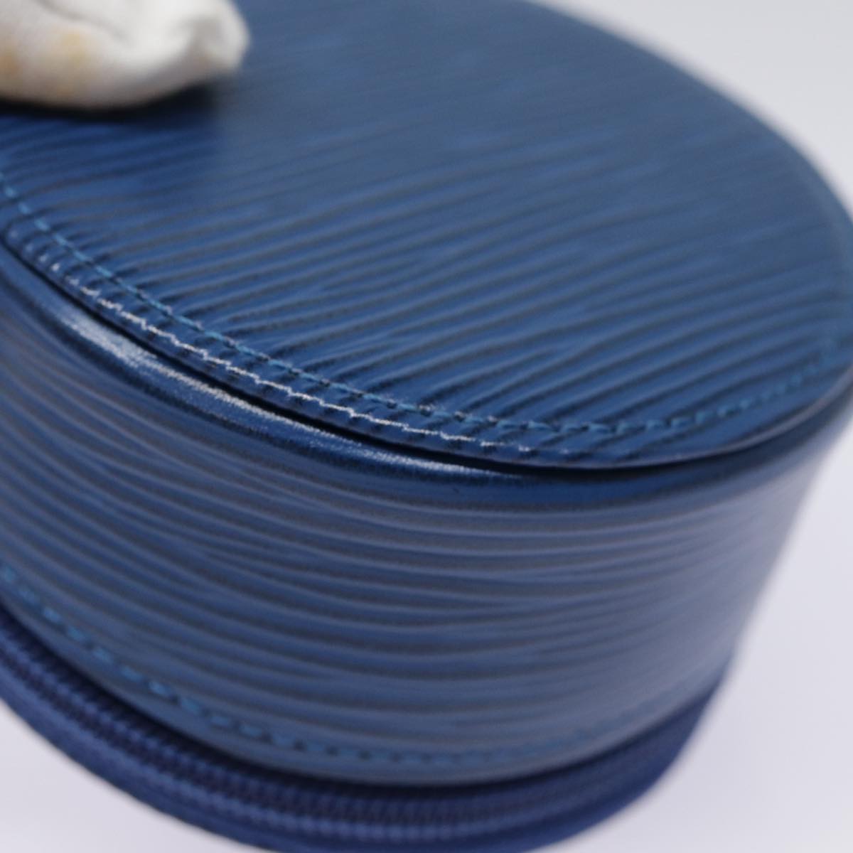 LOUIS VUITTON Epi Ecrin Bijou 8 Jewelry Box Blue M48215 LV yk14771